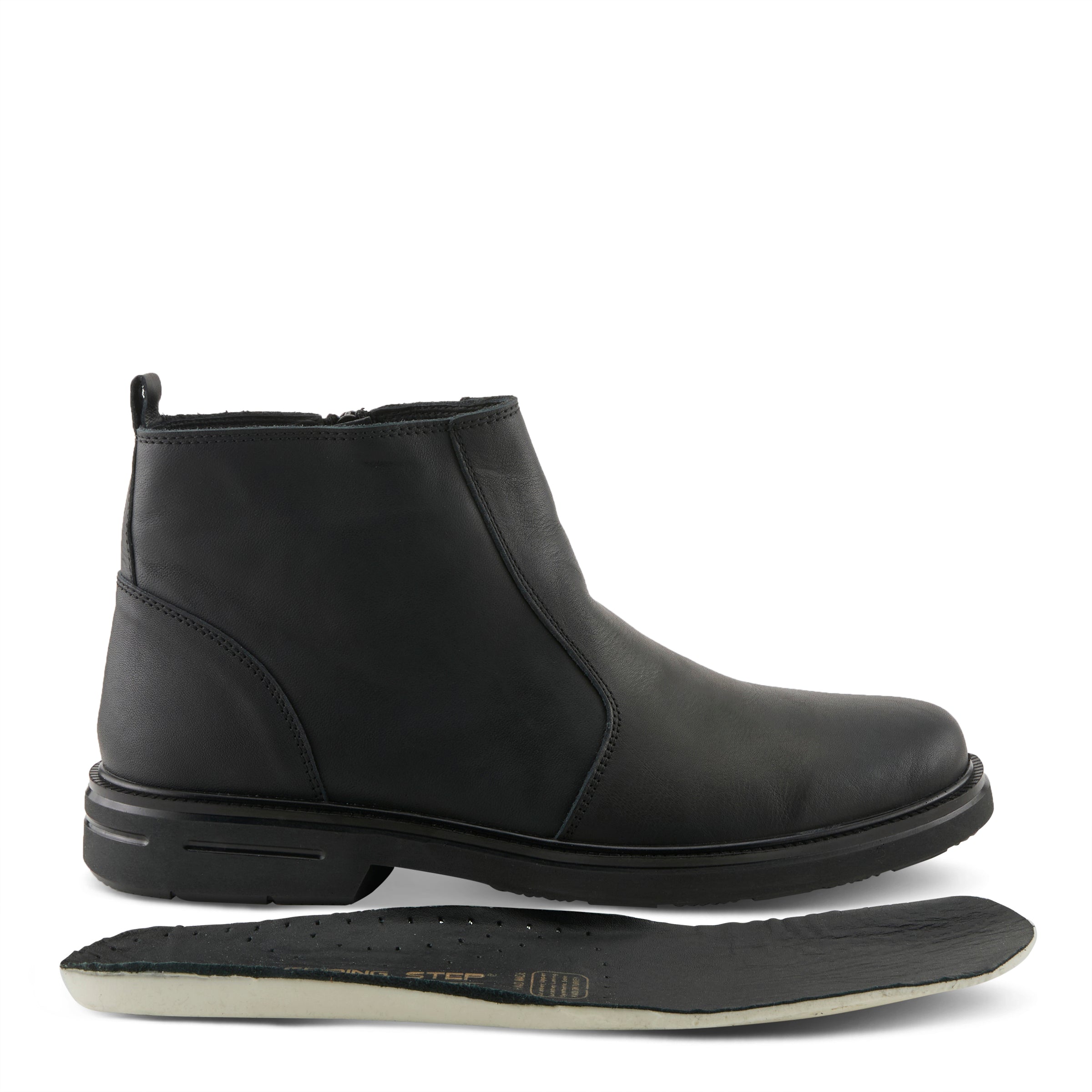 Abram men's casual boots in Black
