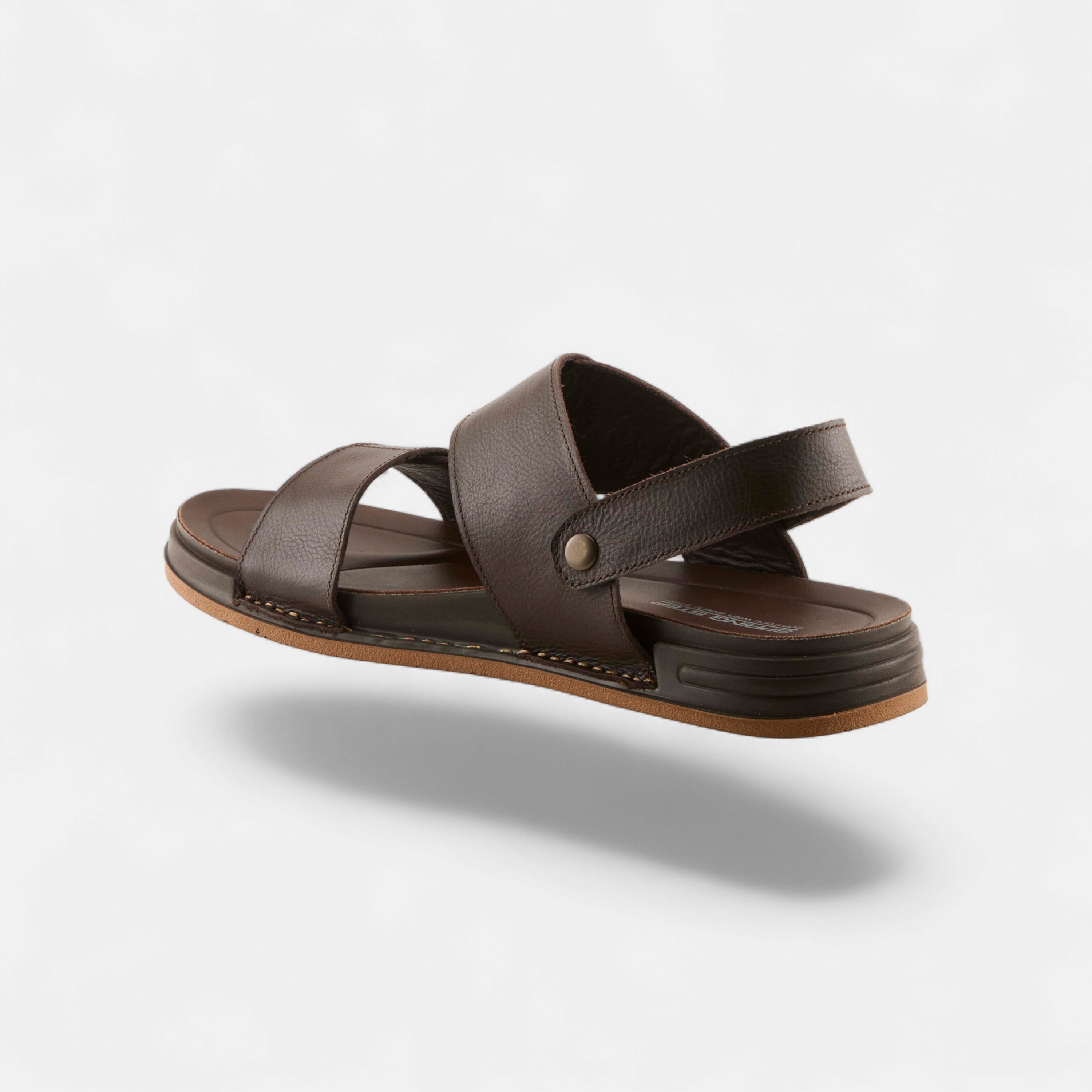 Ariton men's slingback casual sandals in Brown