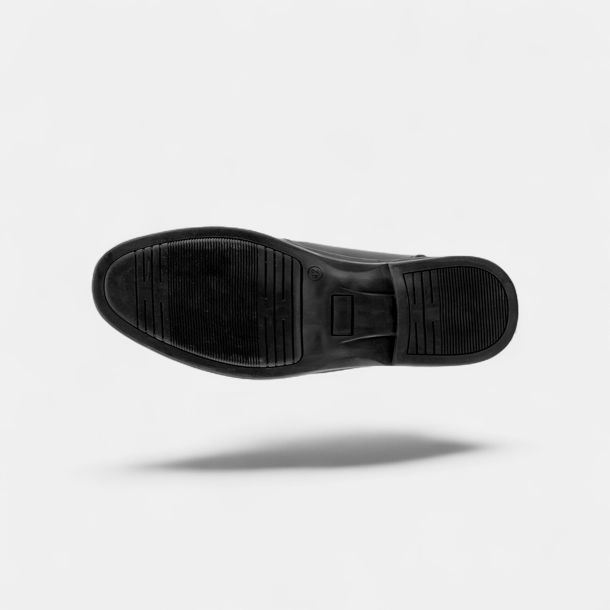 Spring Step Men Bane Breathable Black Leather Slip-On