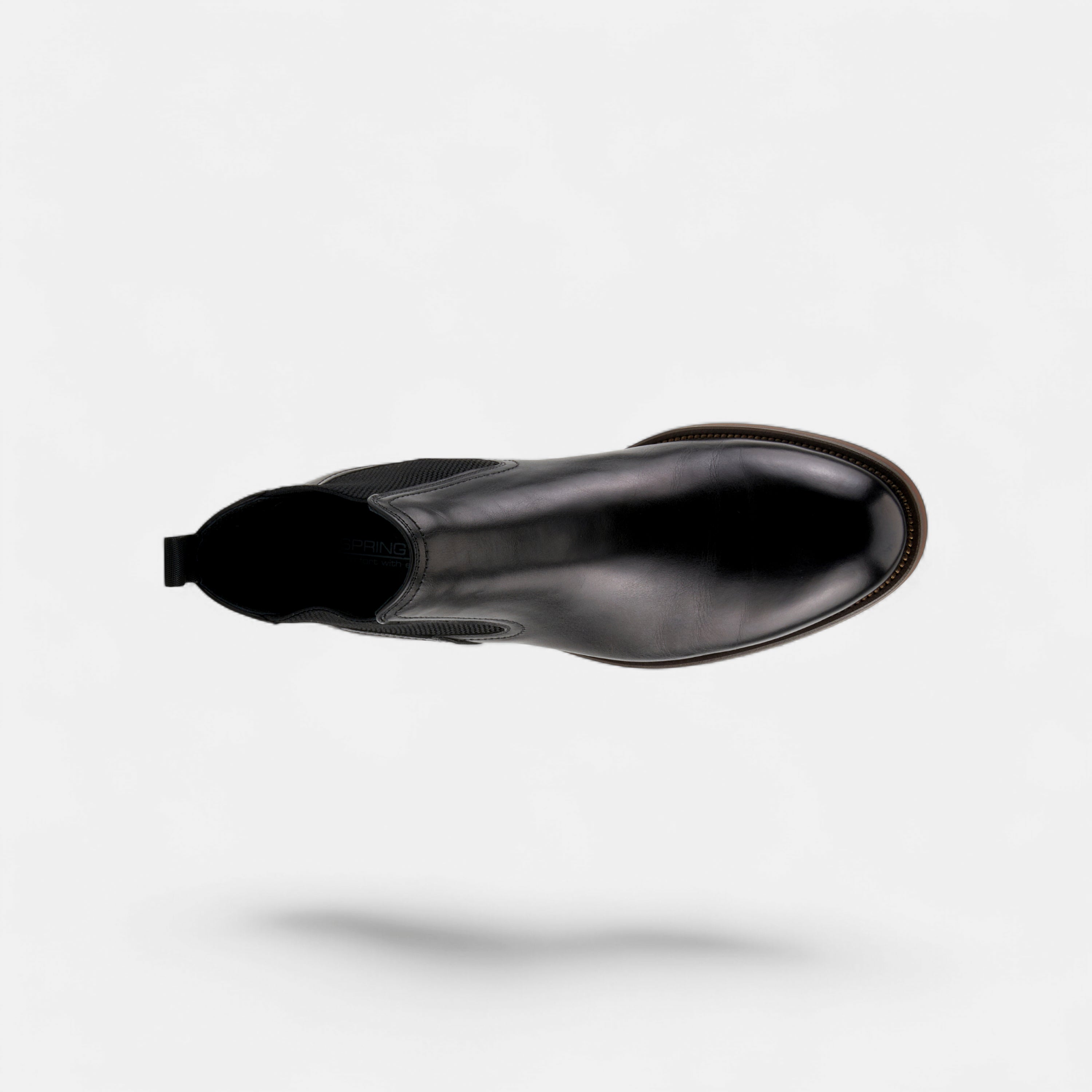 SPRING STEP MEN BAXTER BLACK LEATHER CHELSEA BOOT