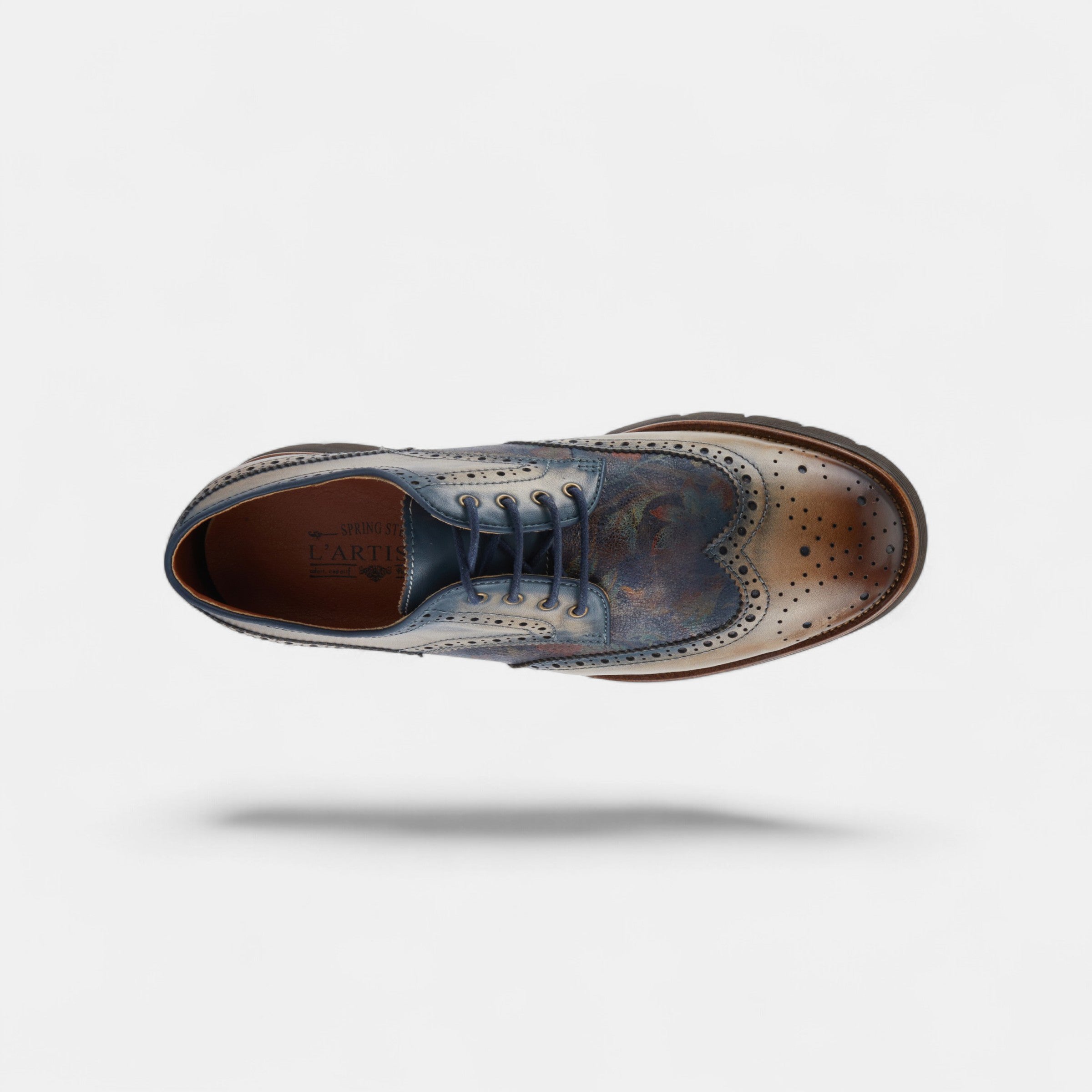 L'ARTISTE MEN BEAUFORT TAUPE-MULTI OXFORD SHOE