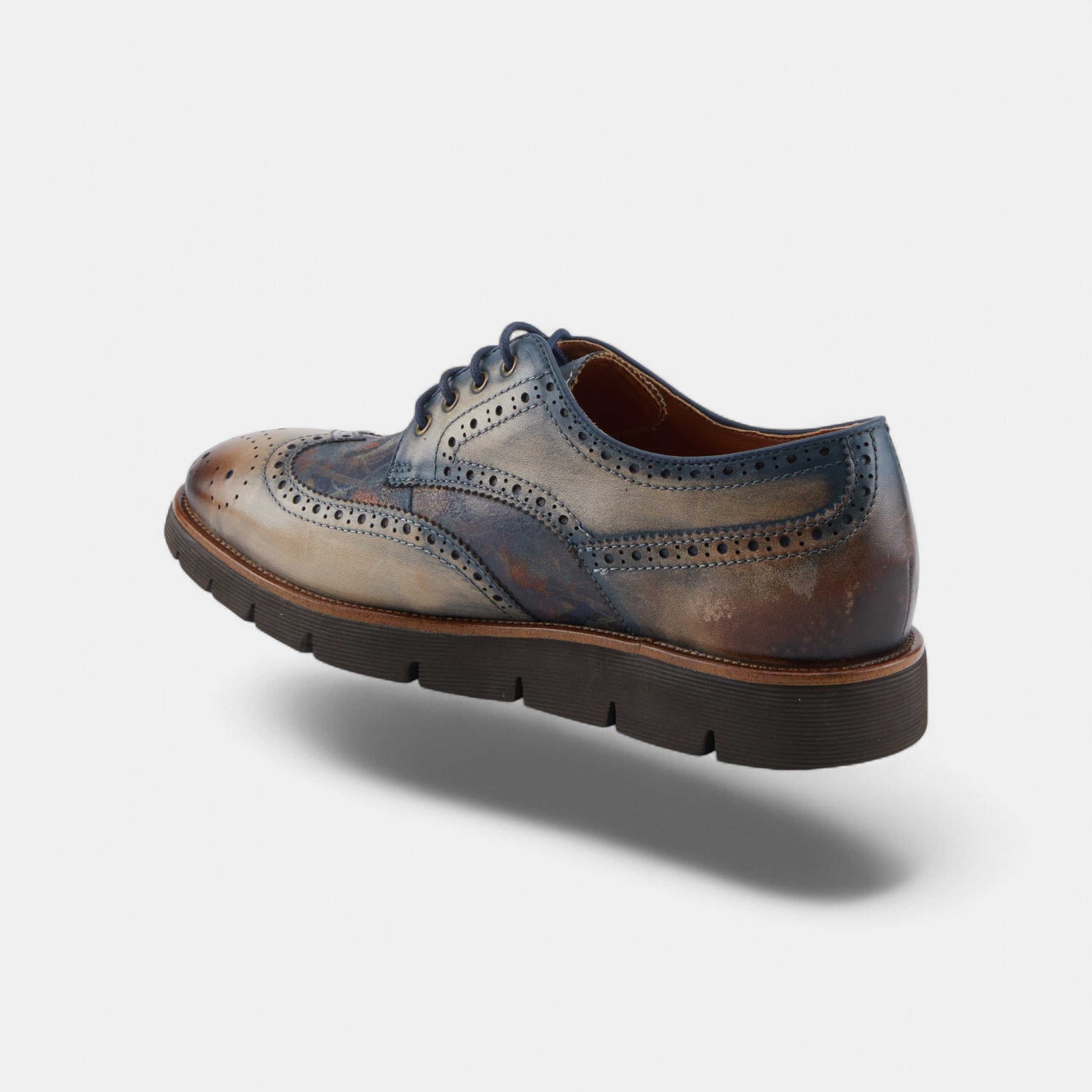 L'ARTISTE MEN BEAUFORT TAUPE-MULTI OXFORD SHOE