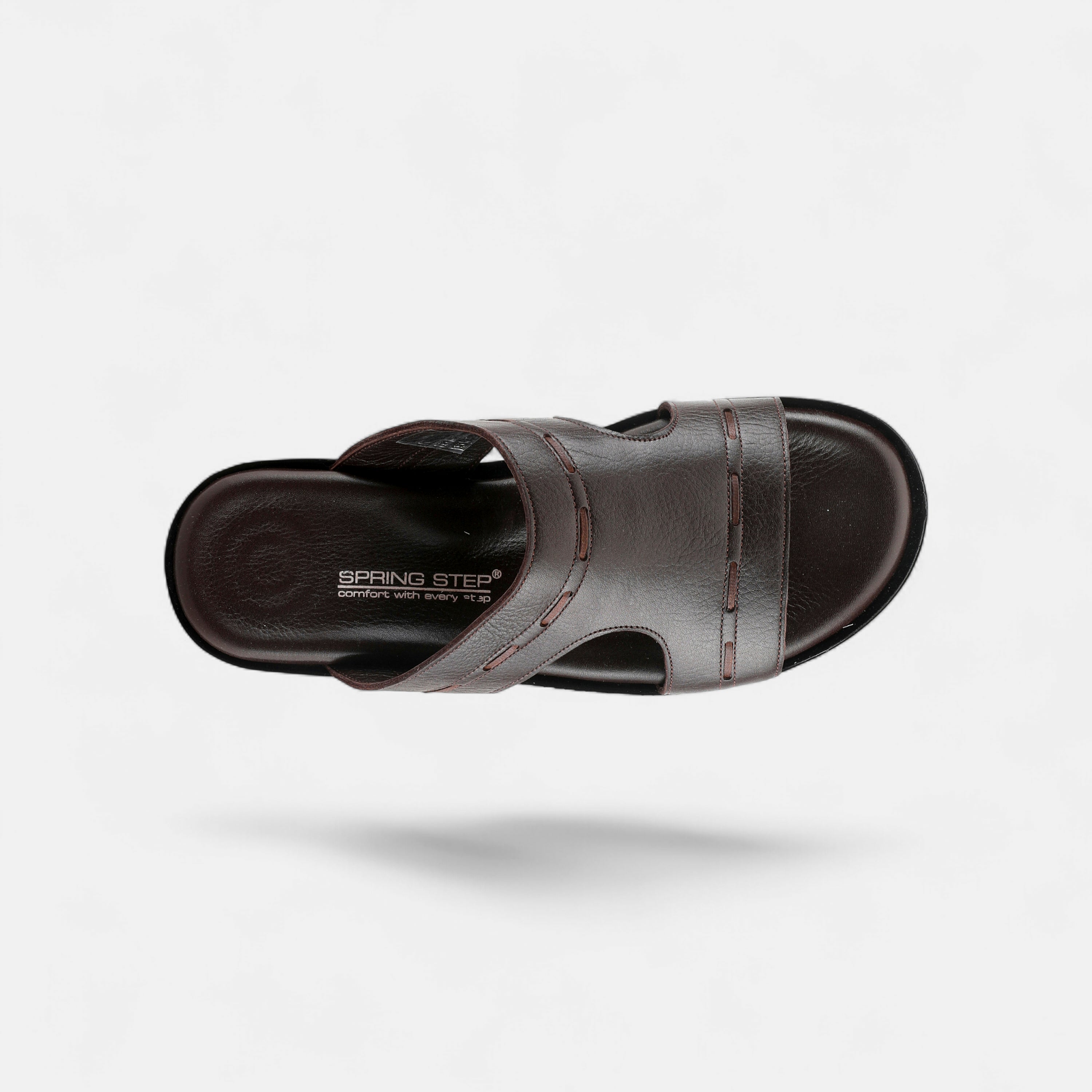 Spring Step Men Benn Brown Slide Sandals