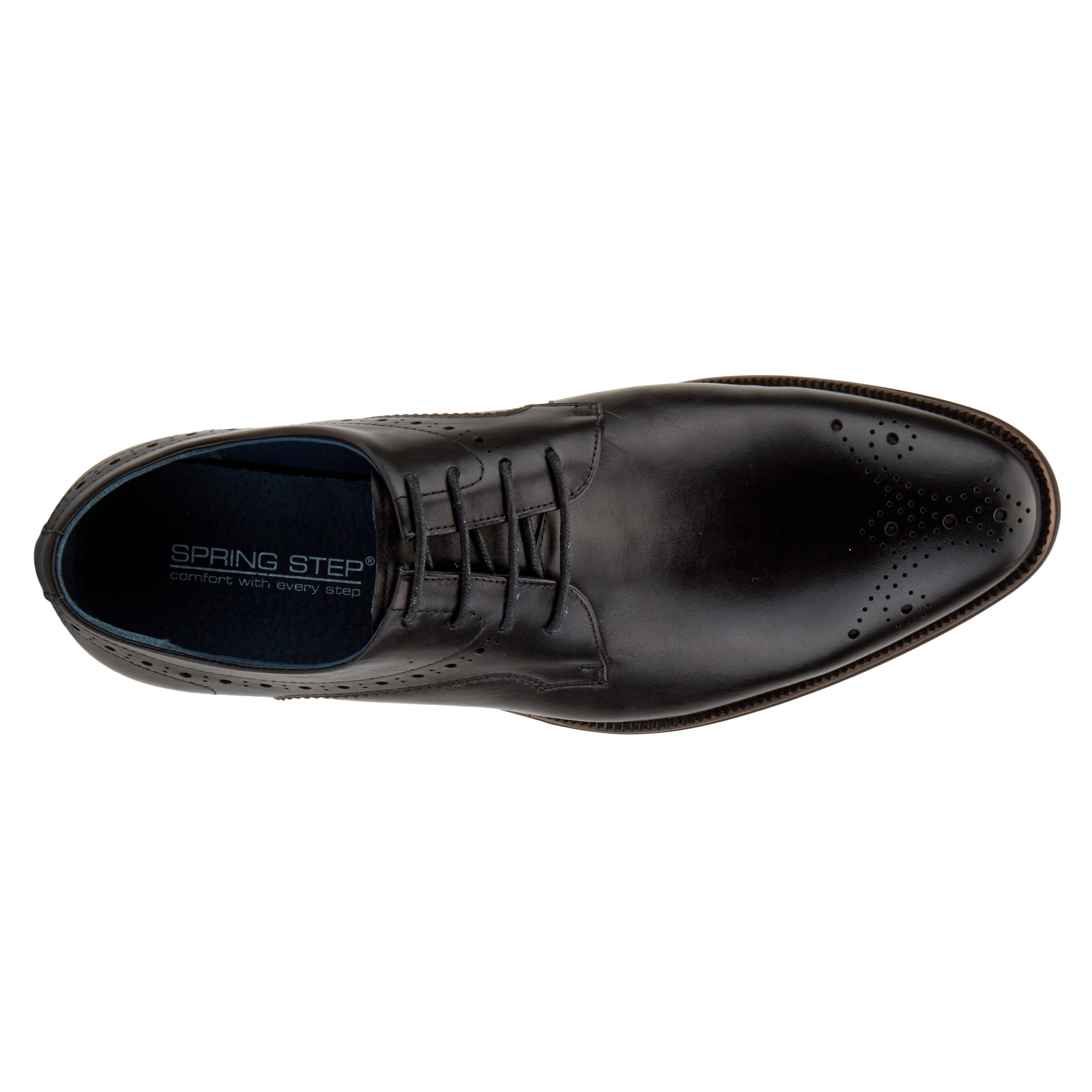 Charlie men's lace-up casual sneakers in Black