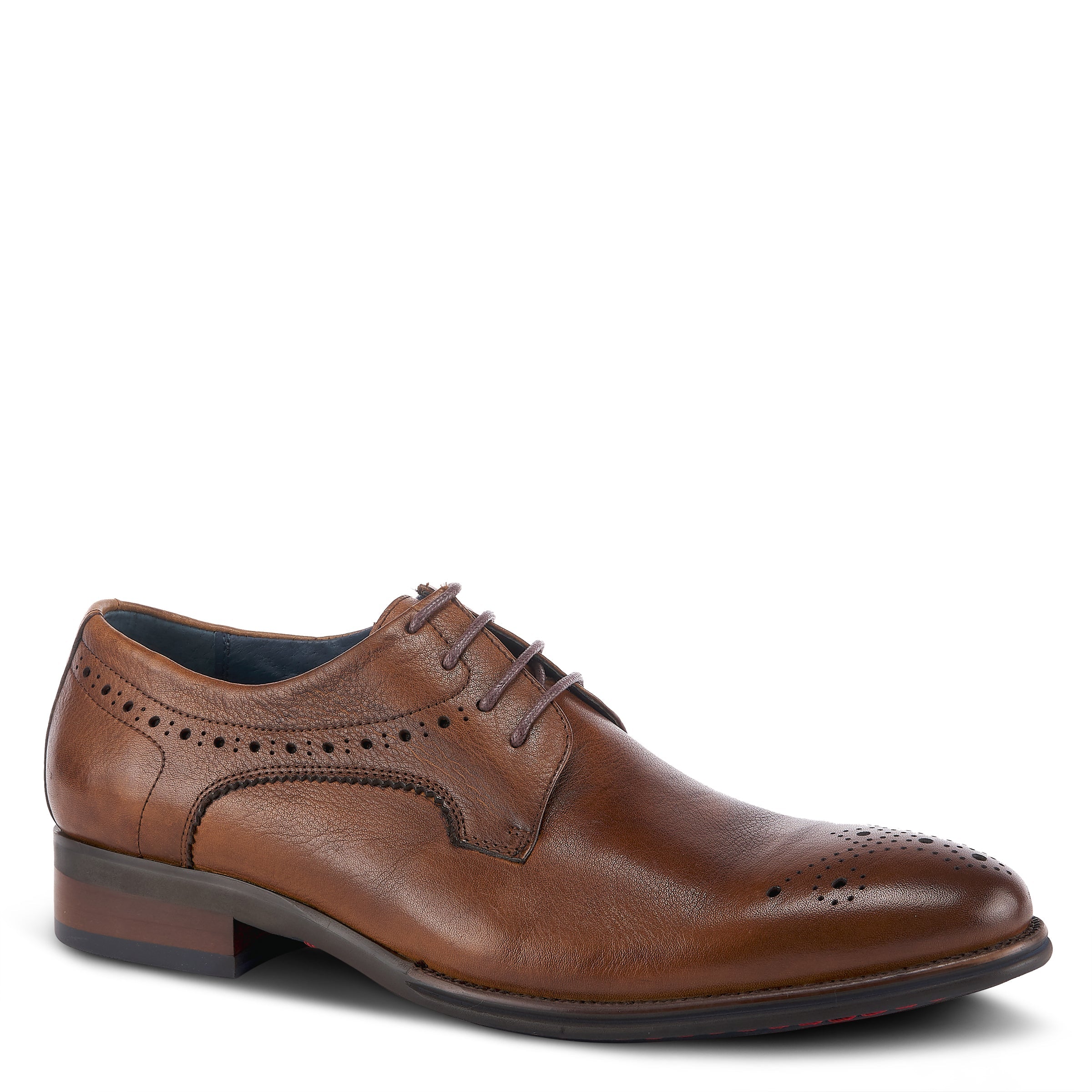 Charlie men's lace-up casual sneakers in Brown