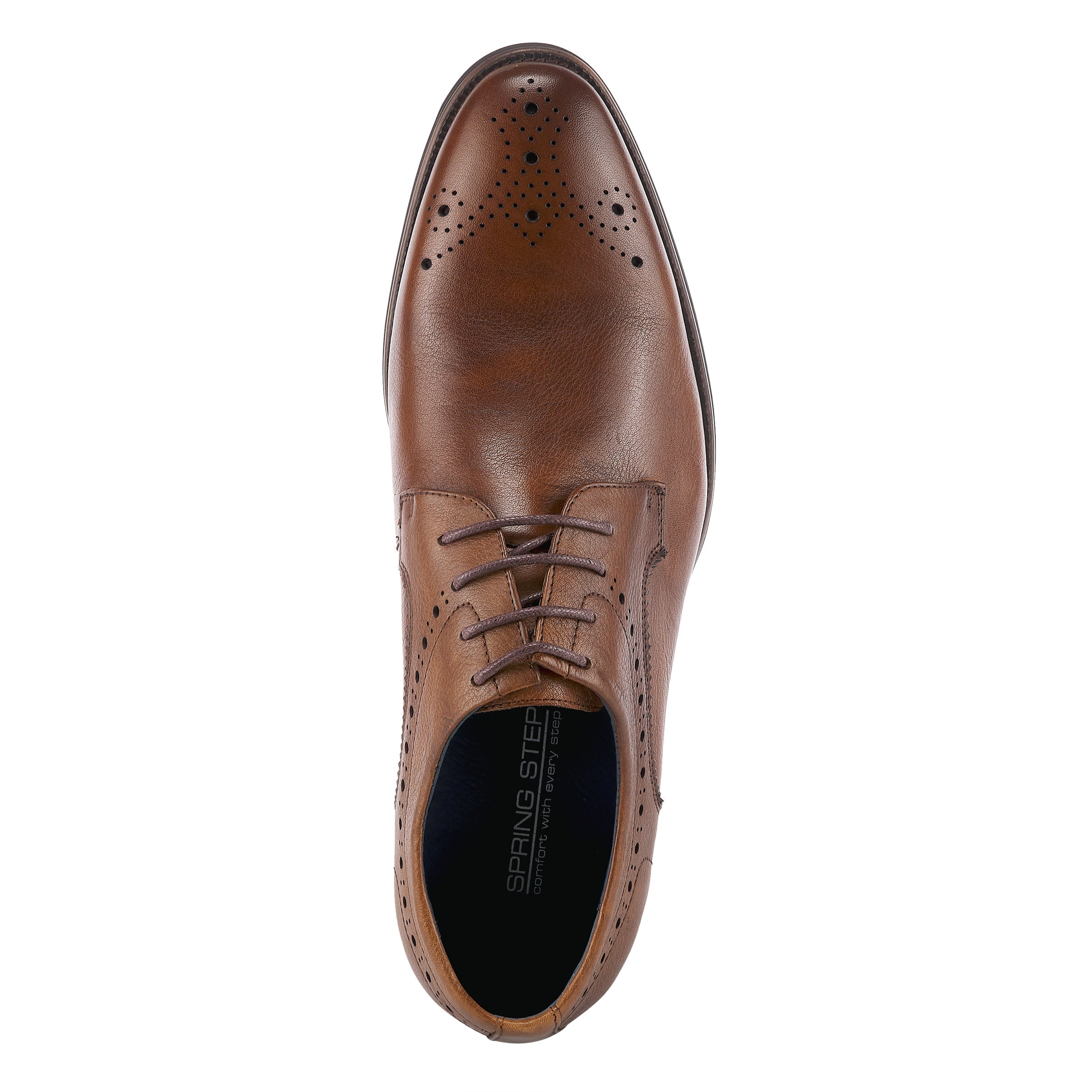 Charlie men's lace-up casual sneakers in Brown