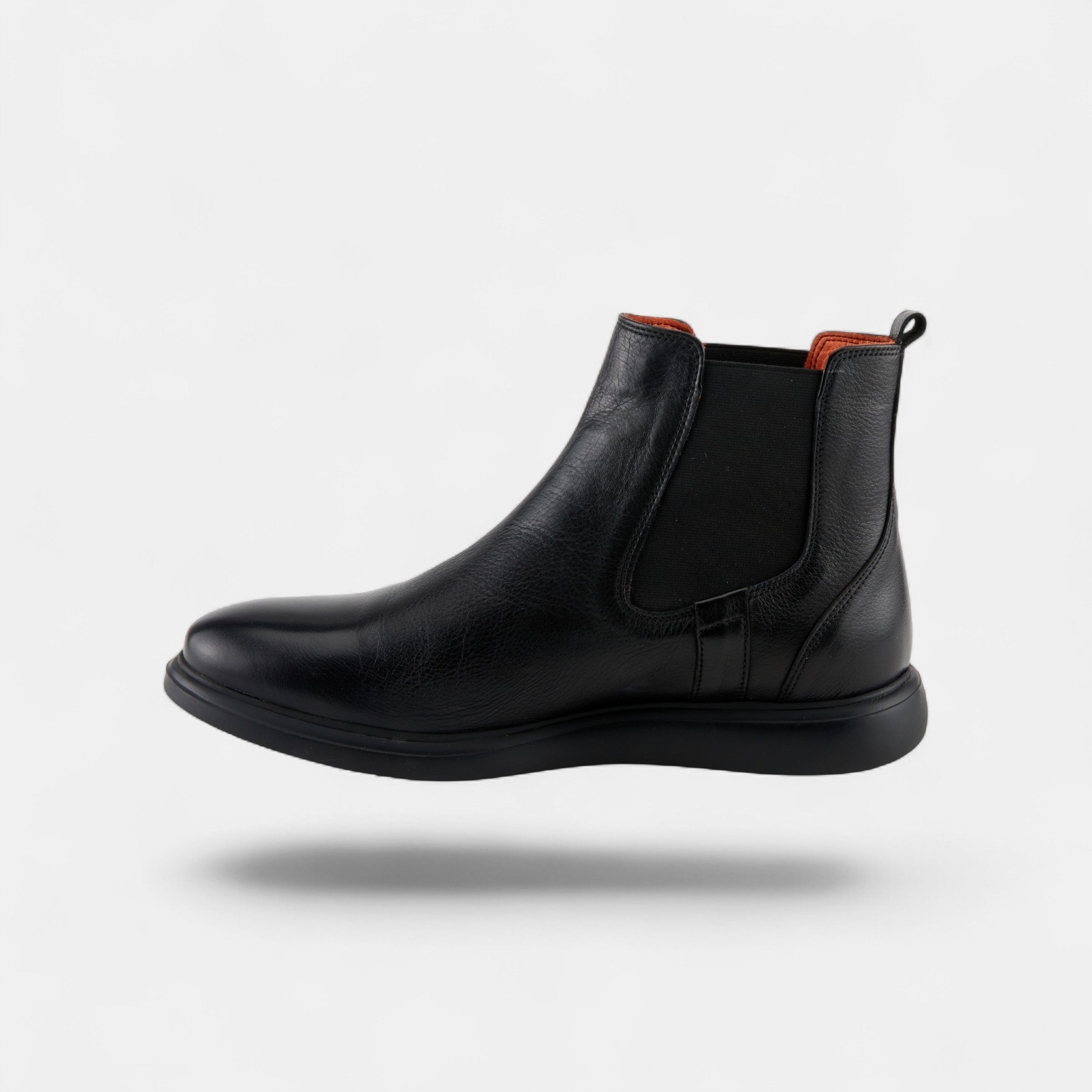 SPRING STEP MEN DAVEY MODERN BLACK LEATHER CHELSEA BOOT