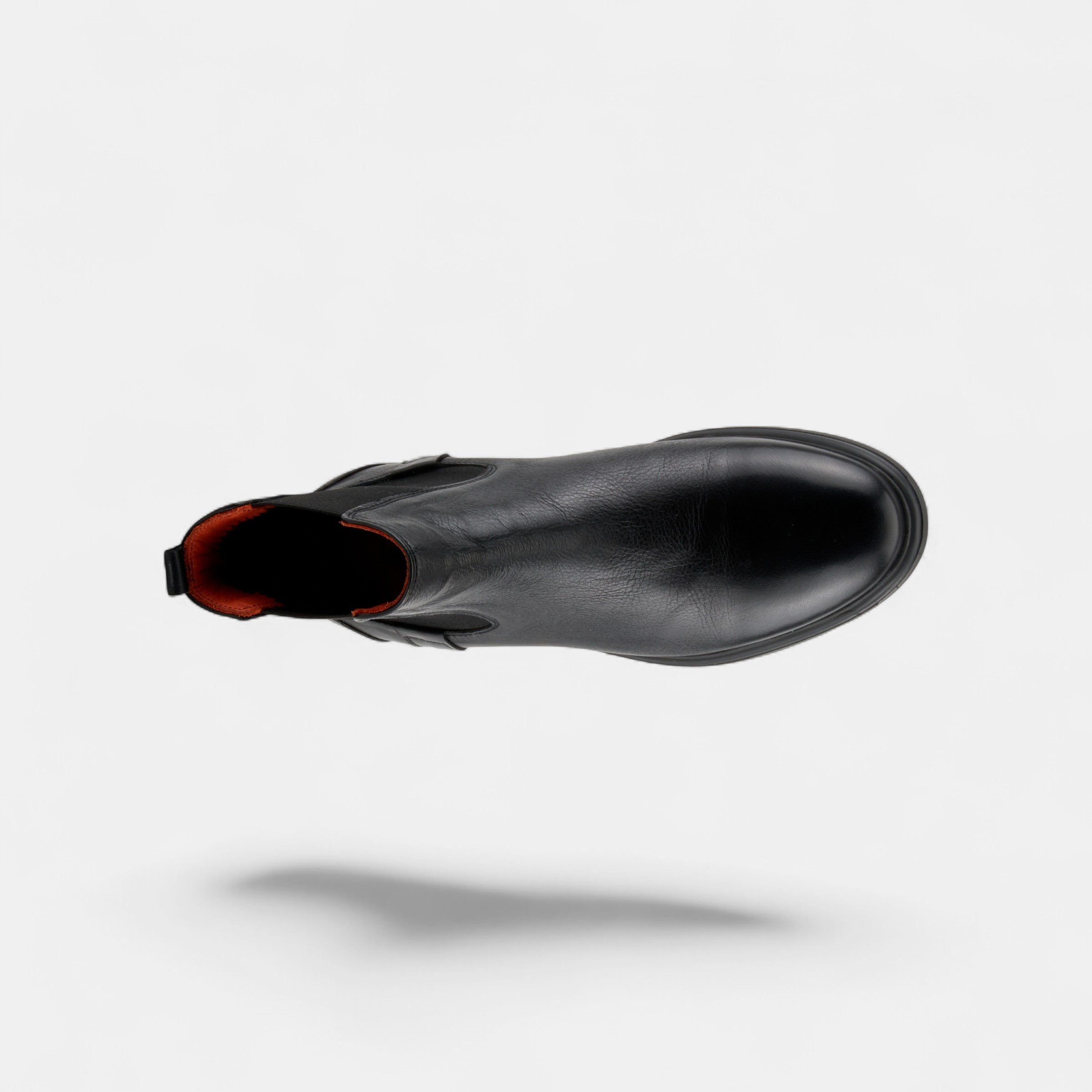 SPRING STEP MEN DAVEY MODERN BLACK LEATHER CHELSEA BOOT