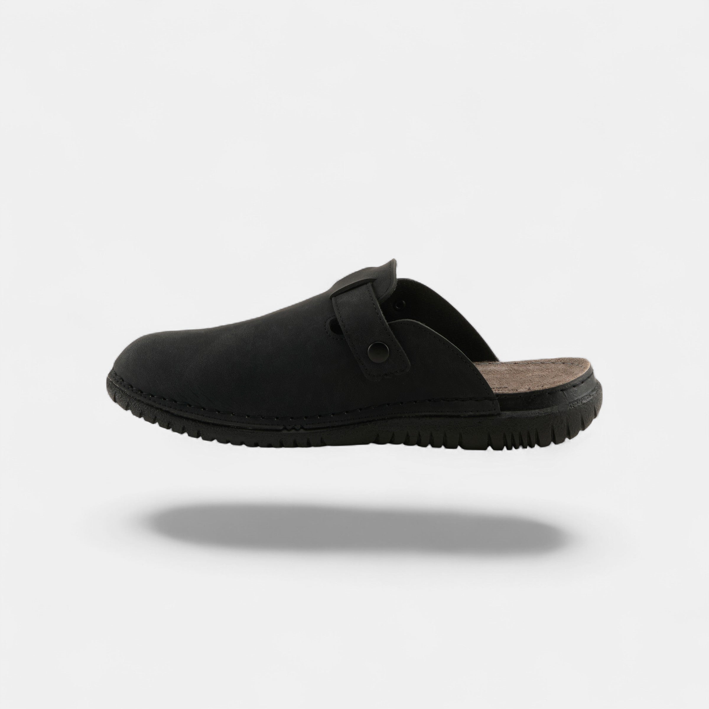 Spring Step Men Garmen Black Nubuck Slippers