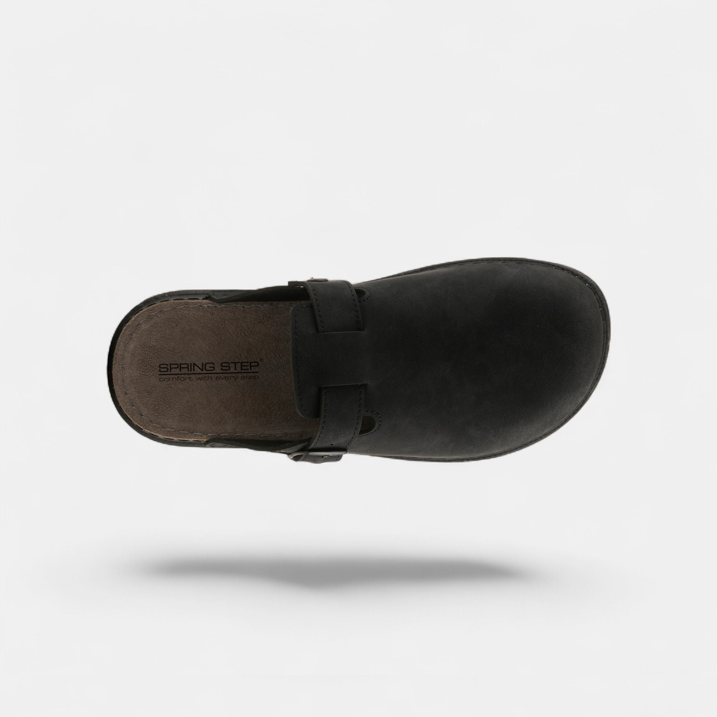 Spring Step Men Garmen Black Nubuck Slippers