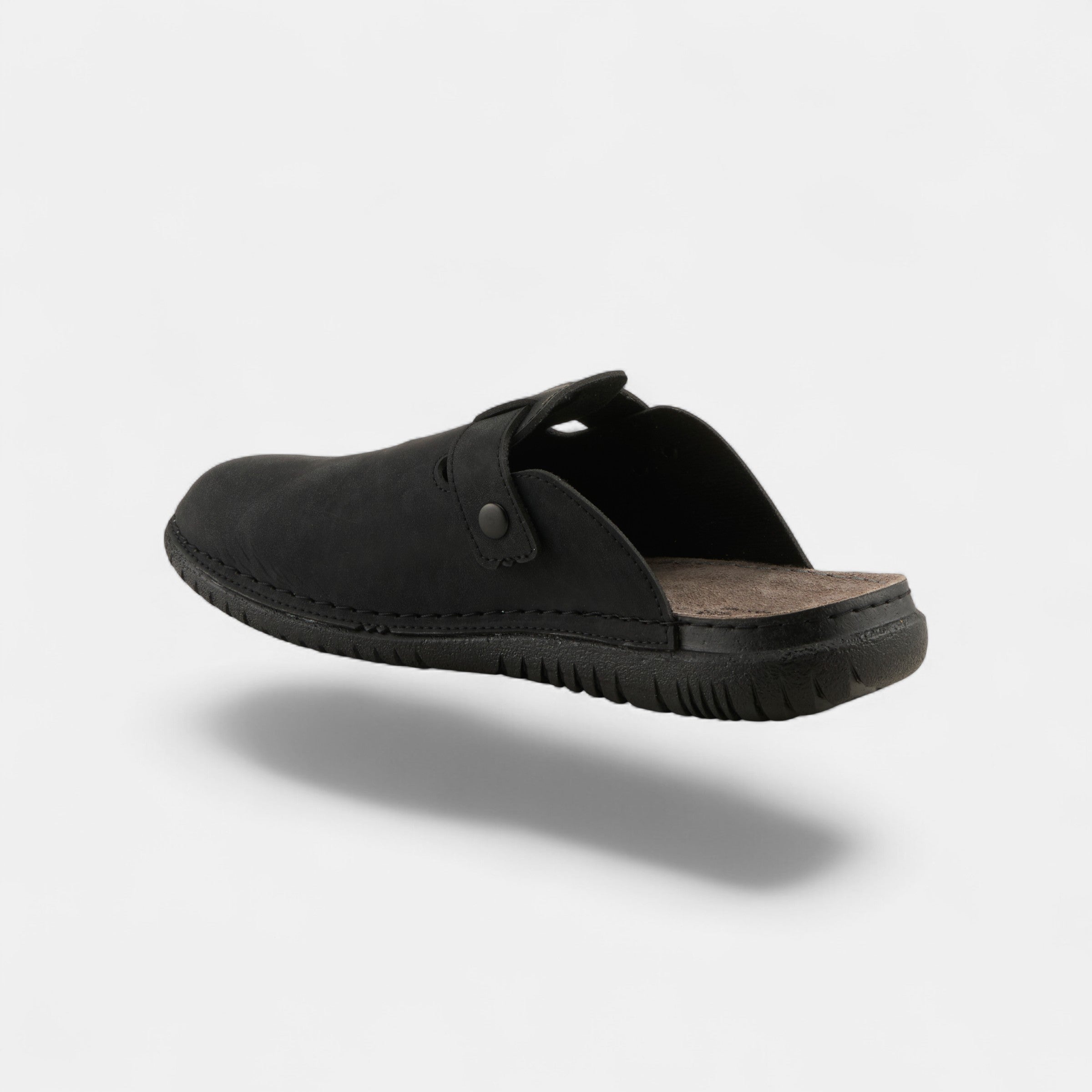 Spring Step Men Garmen Black Nubuck Slippers