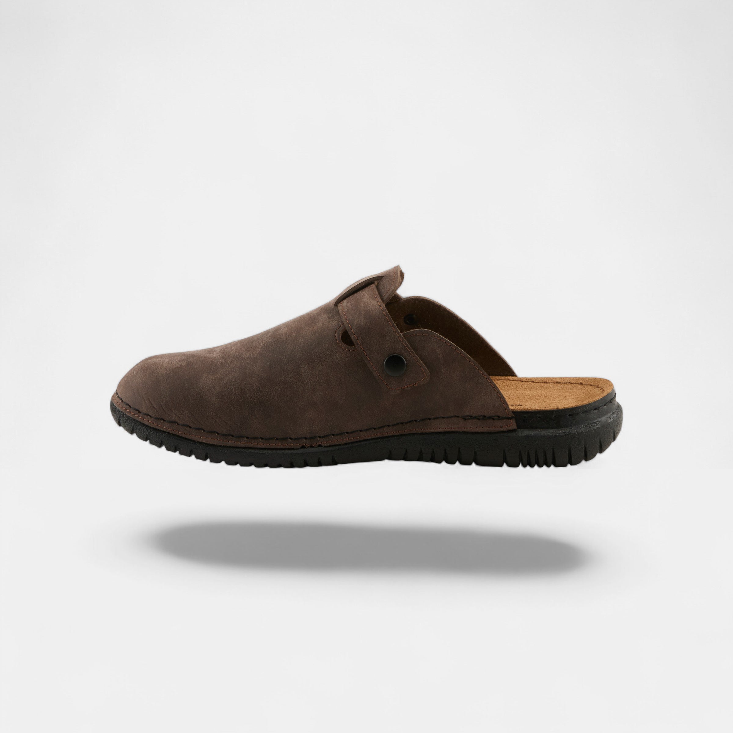 SPRING STEP MEN GARMEN BROWN NUBUCK SLIPPERS