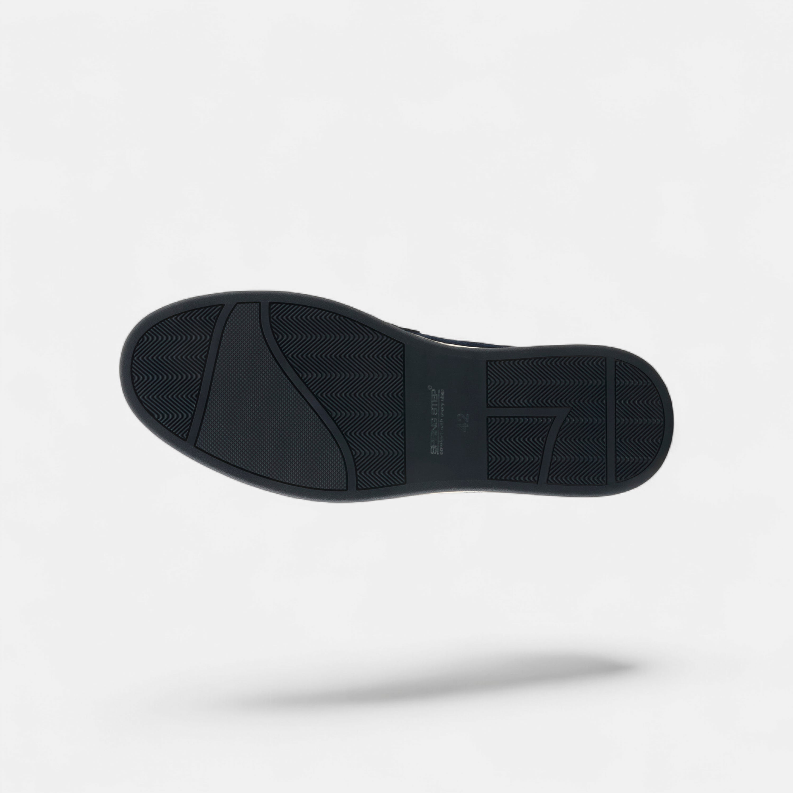 SPRING STEP MEN HOWE NAVY SUEDE SHOES