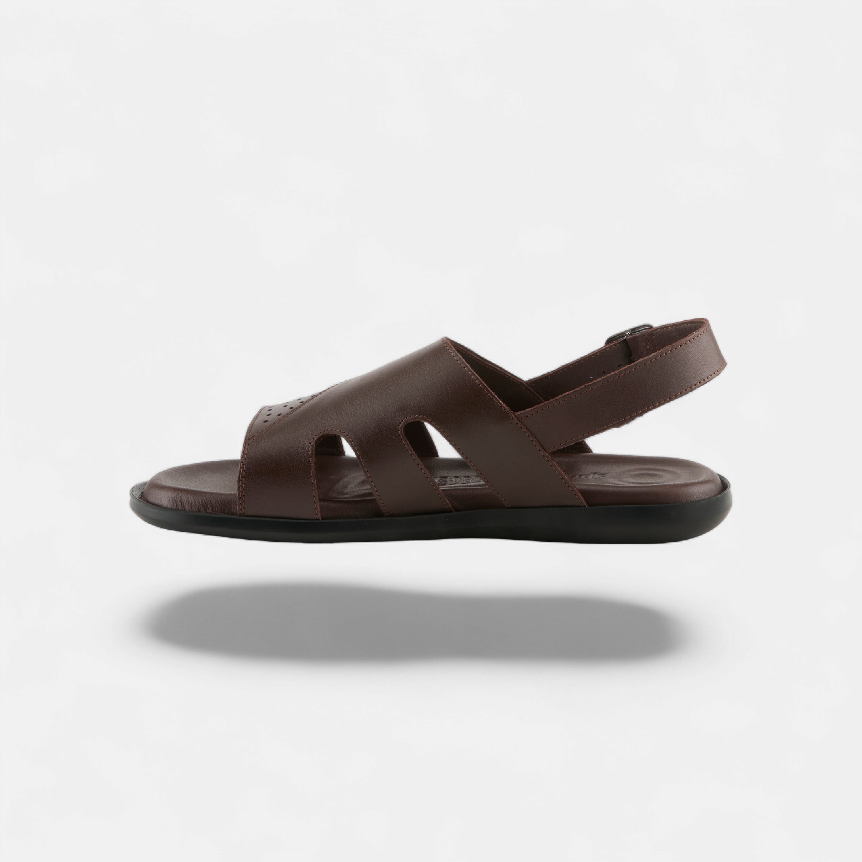 SPRING STEP MEN JEFF BROWN BACK STRAP SANDALS