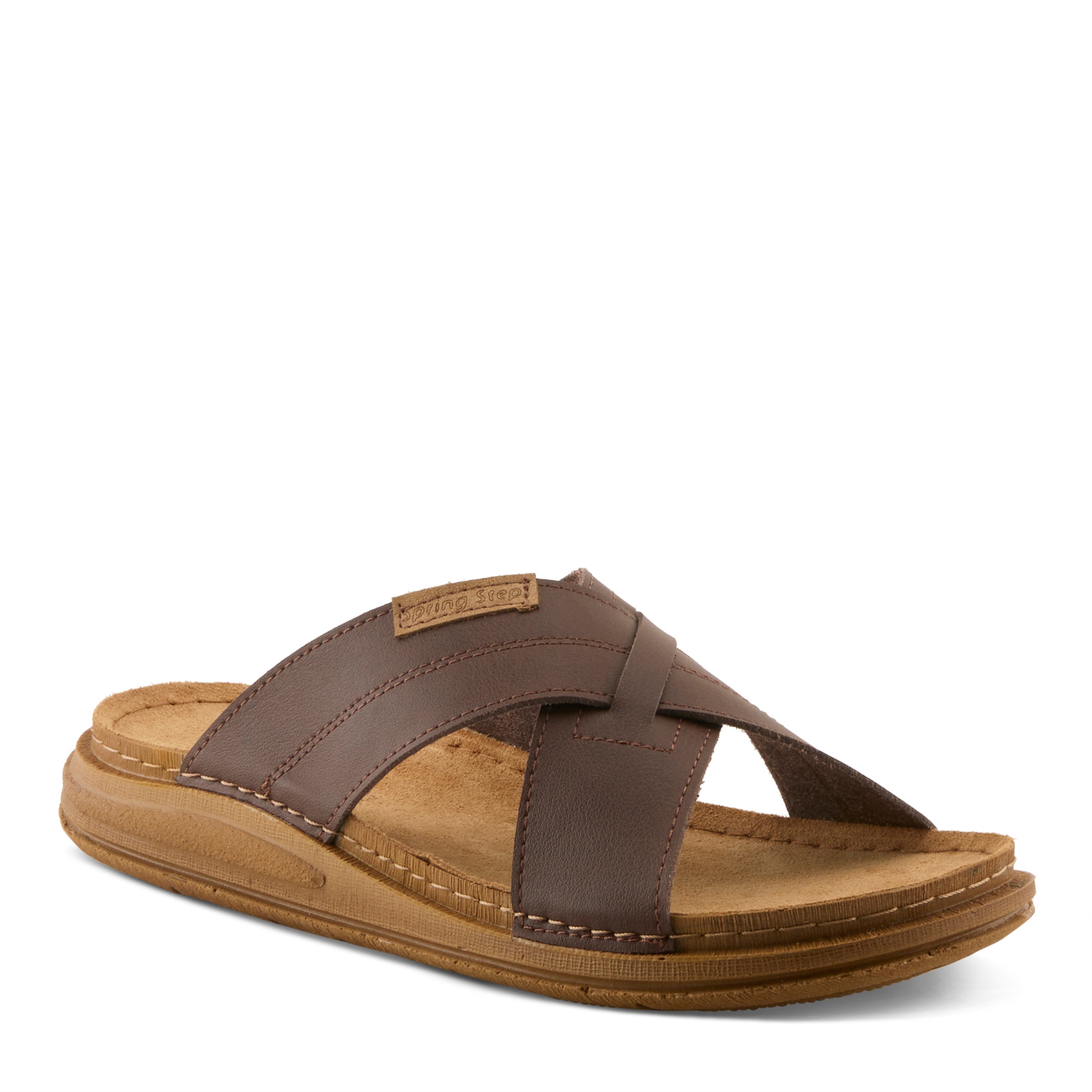 Kigan men's slide sandal in Brown