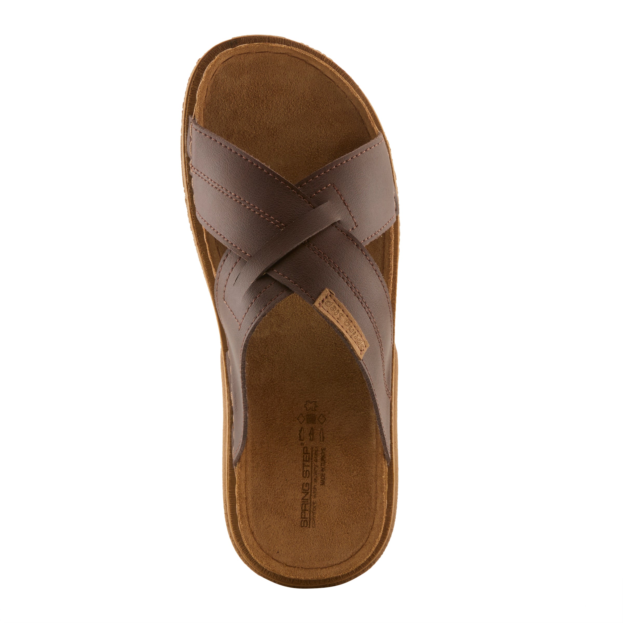 Kigan men's slide sandal in Brown