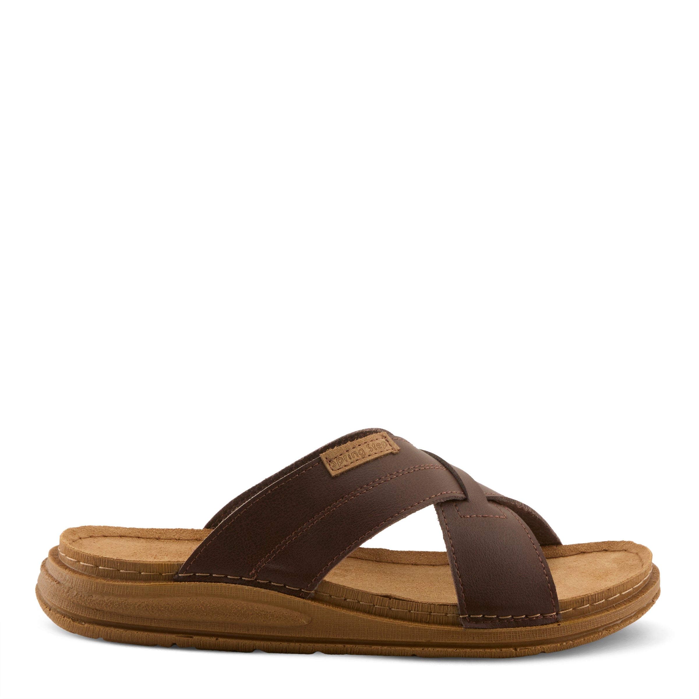 Kigan men's slide sandal in Brown