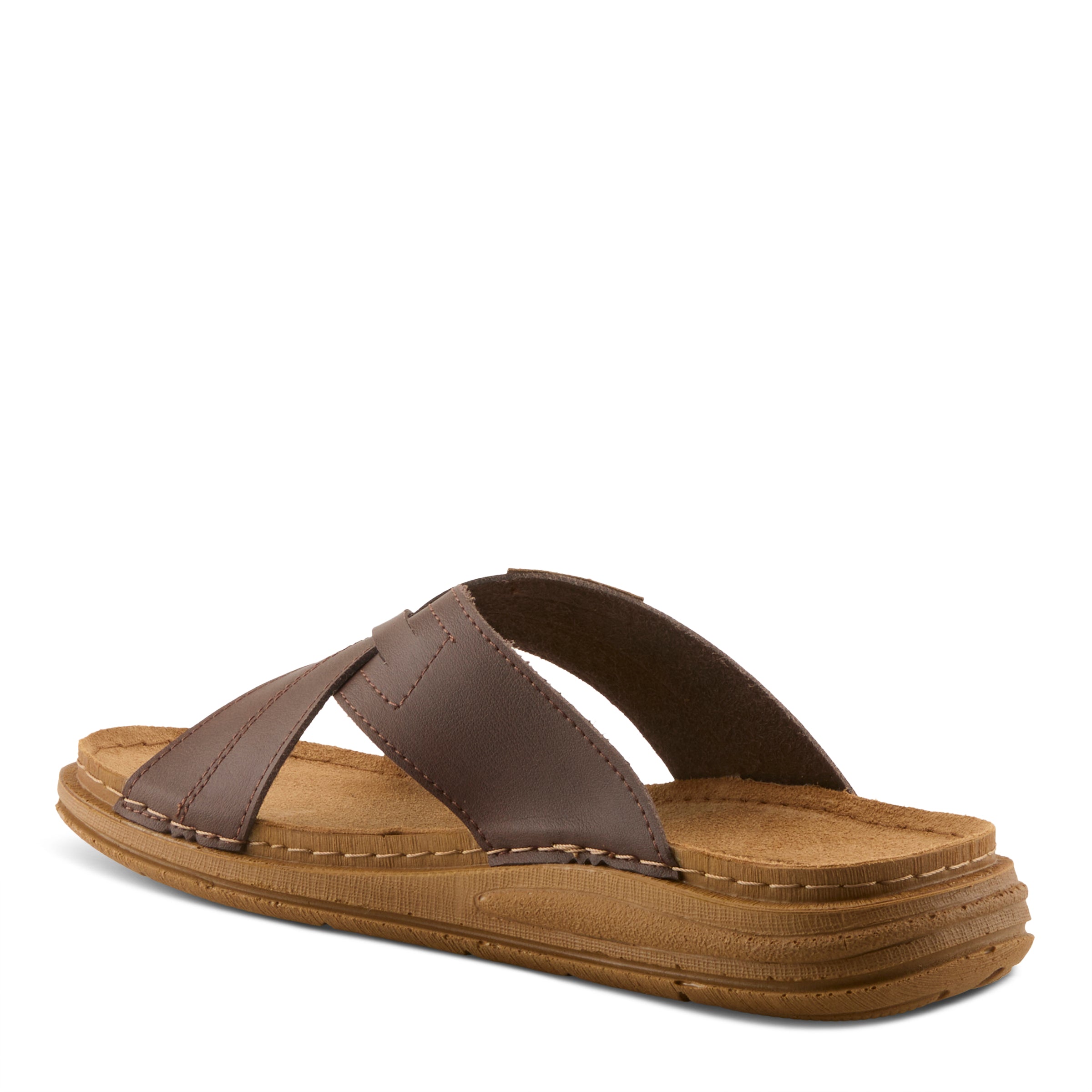 Kigan men's slide sandal in Brown