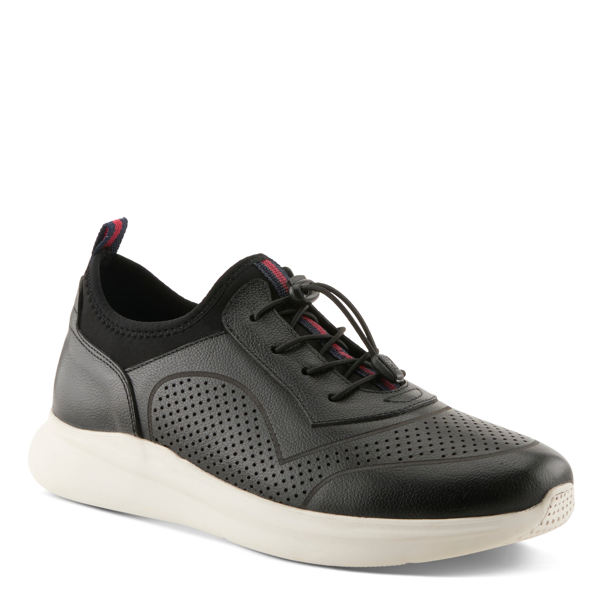 Kriss men's lace-up casual sneakers in Black
