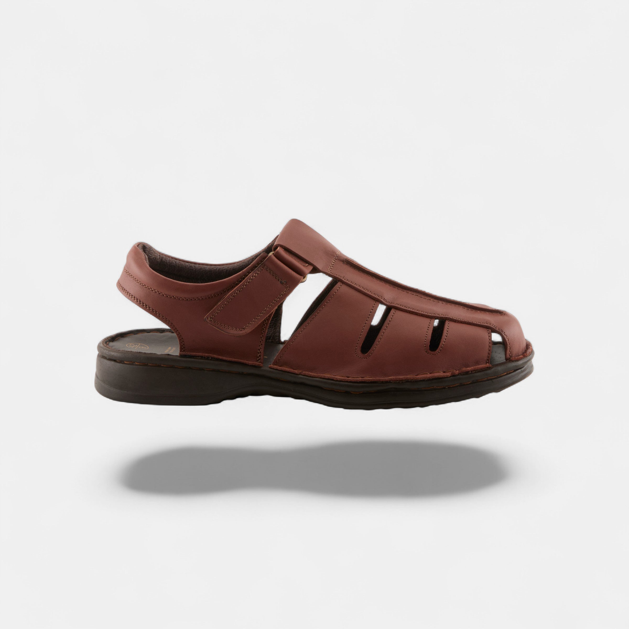 SPRING STEP MEN LAREDO COGNAC LEATHER SANDAL