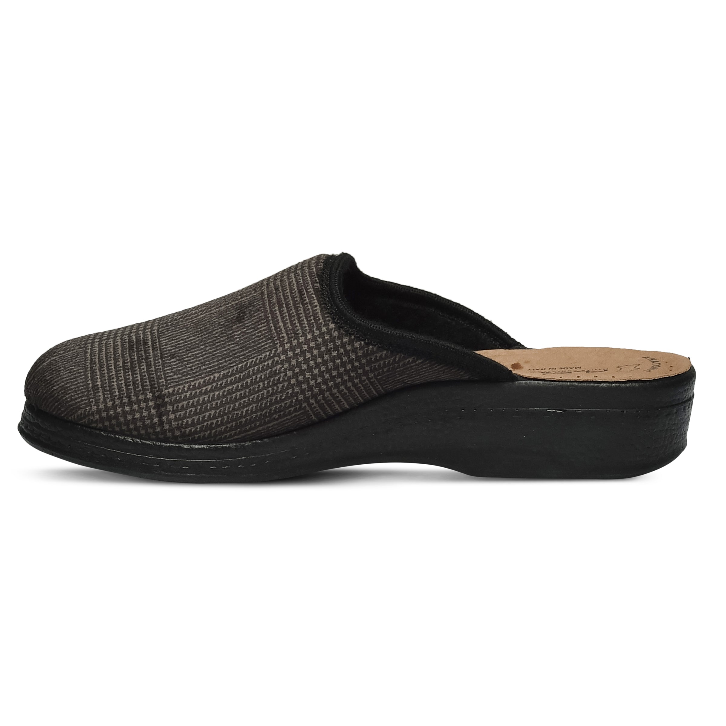 Linizio men's men's slipper in Brown Nubuck