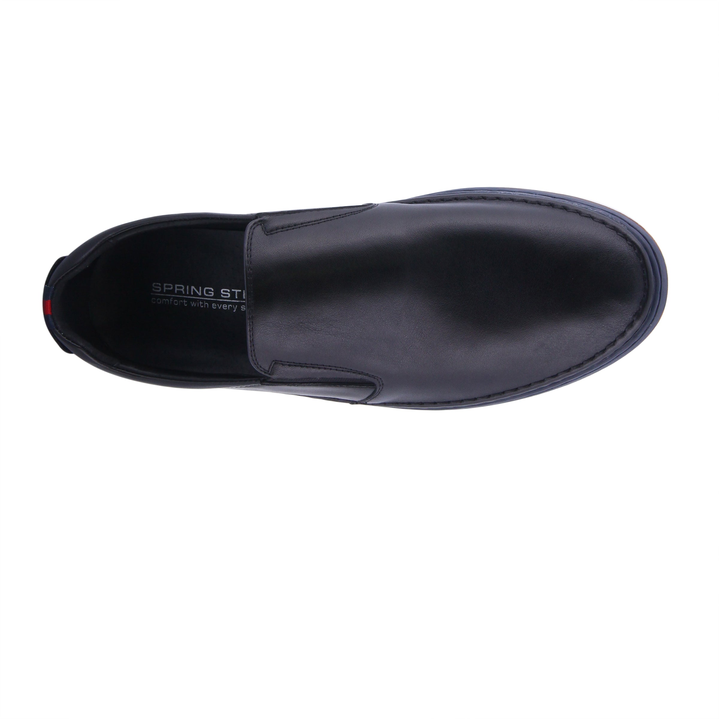 Lugano Slip On men's slip-on casual shoes in Navy