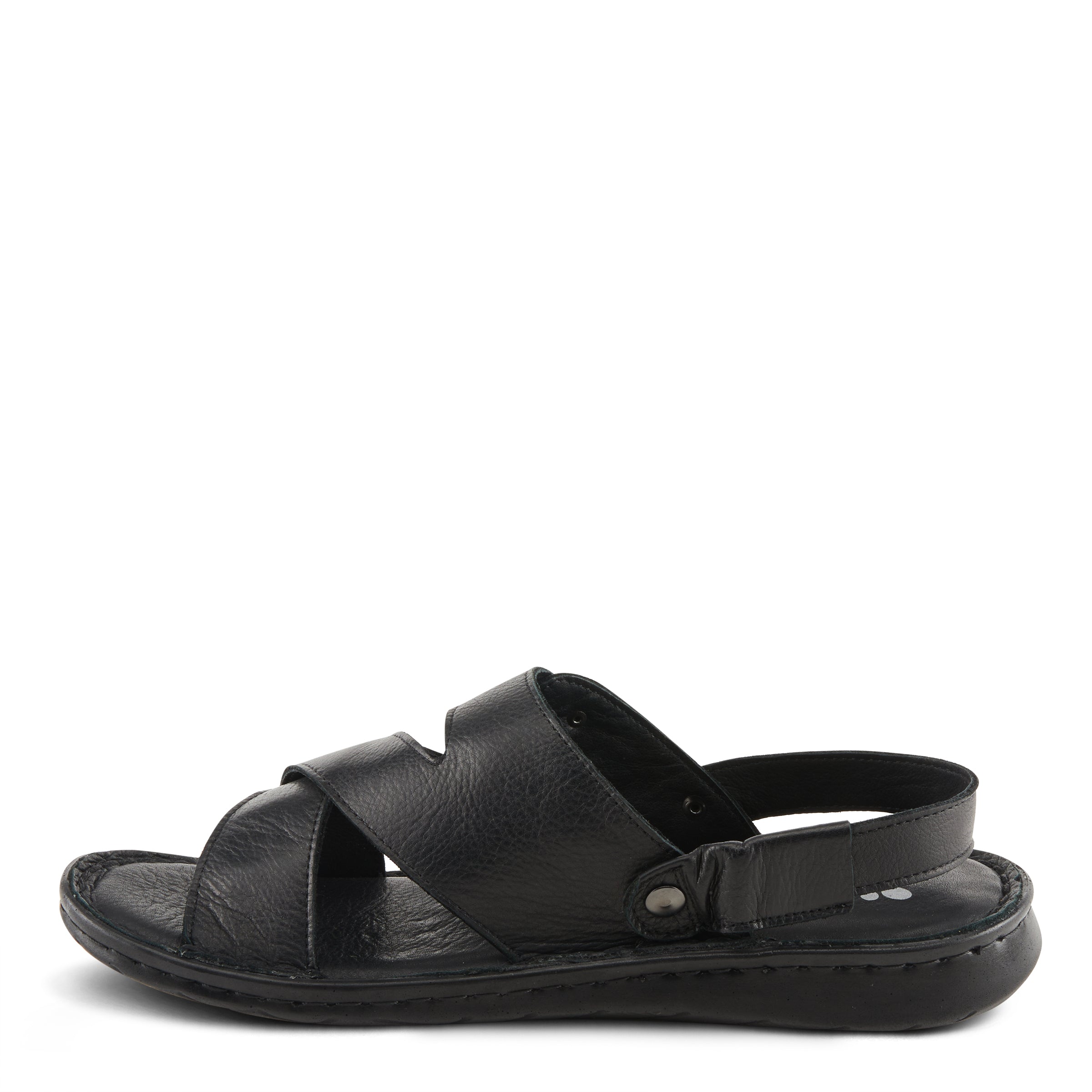Nofar men's back-strap sandal in Black