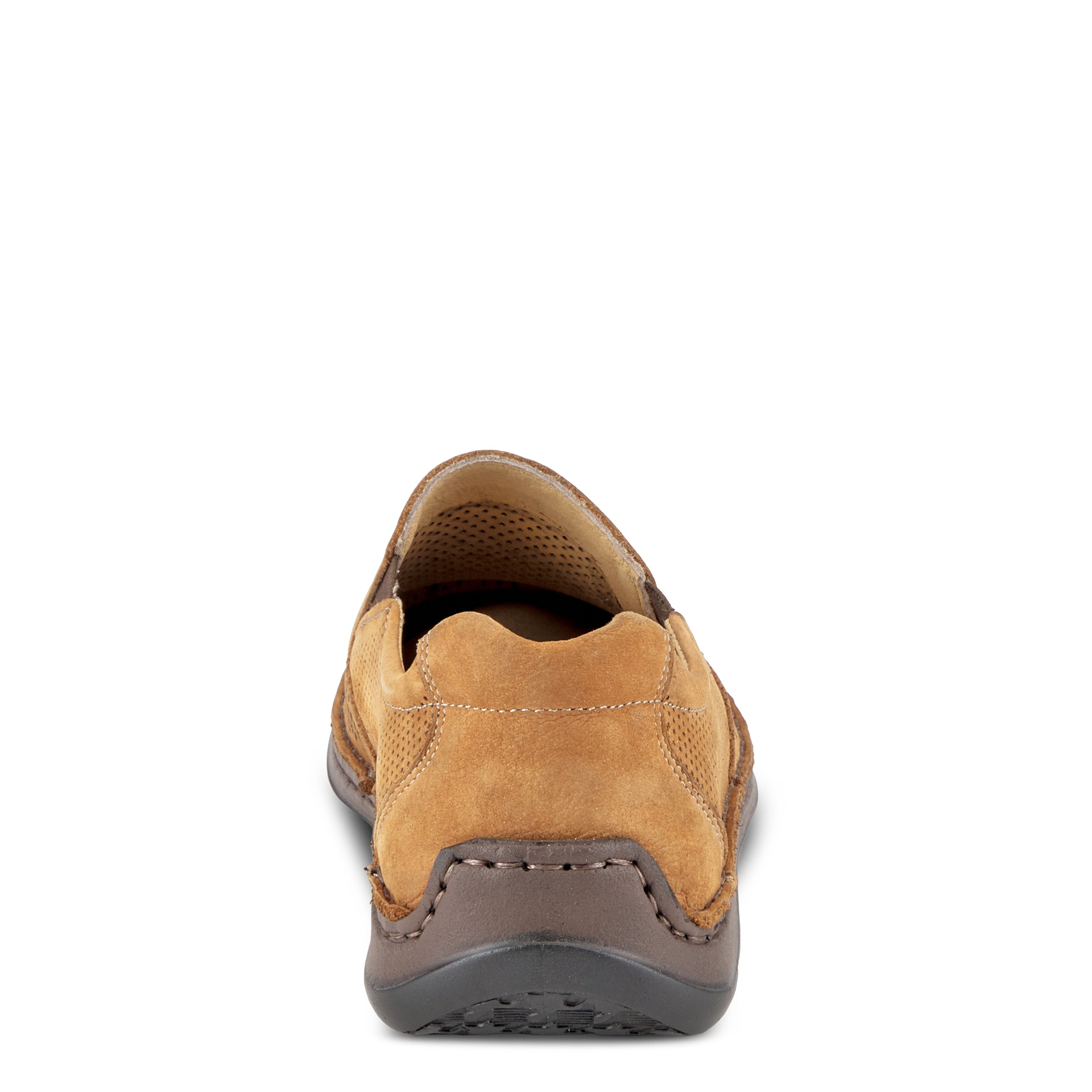 Surano Cognac Nubuck men's slip-on casual shoes in Default