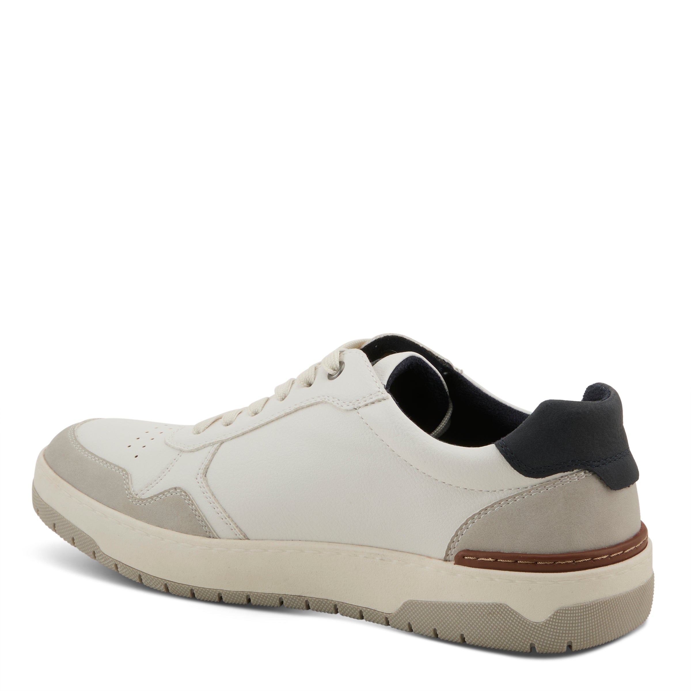 Syed White Multi men's lace-up casual sneakers in Default