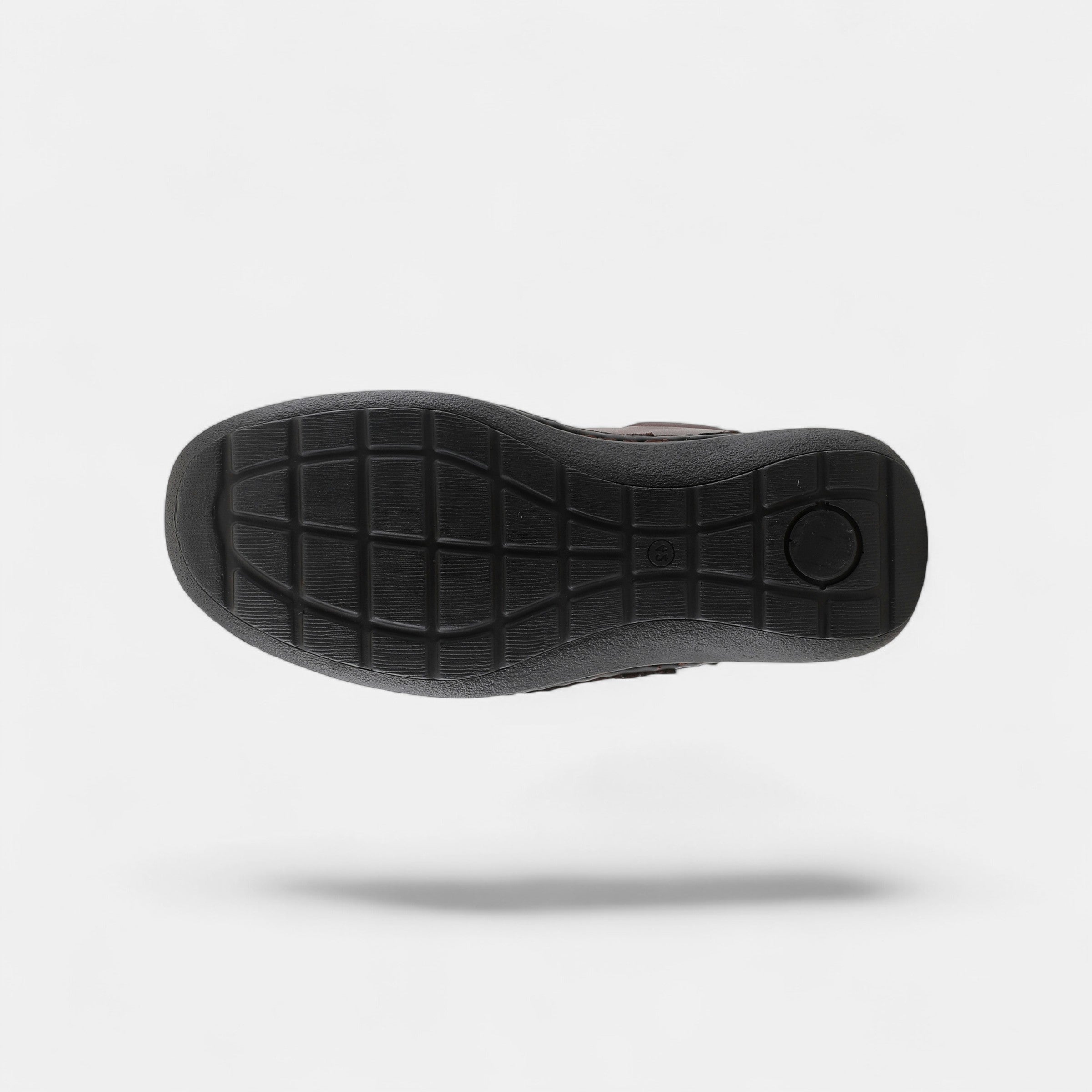 SPRING STEP MEN ASPENO COGNAC LEATHER CLOSED-BACK SANDAL