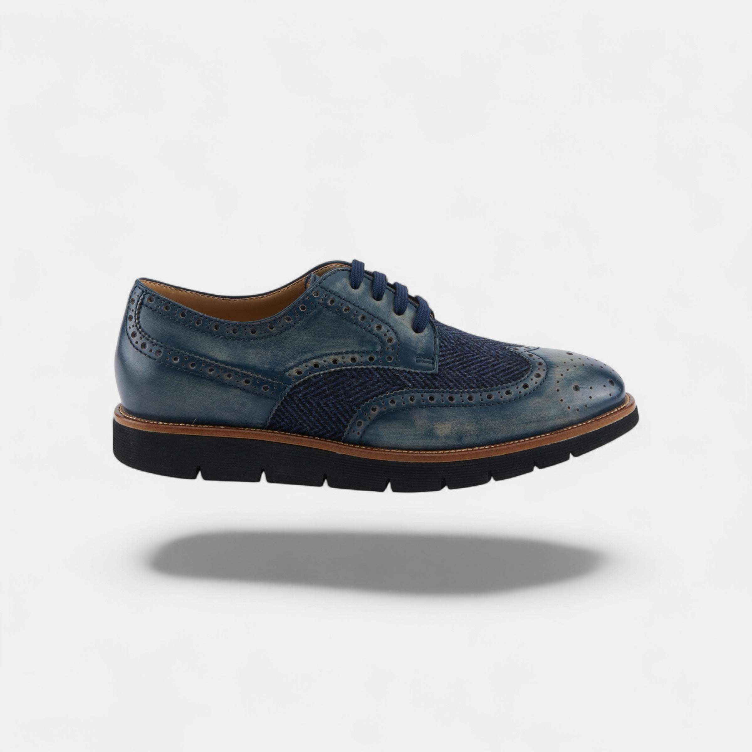 L'ARTISTE MEN BEAUFORT NAVY OXFORD SHOE