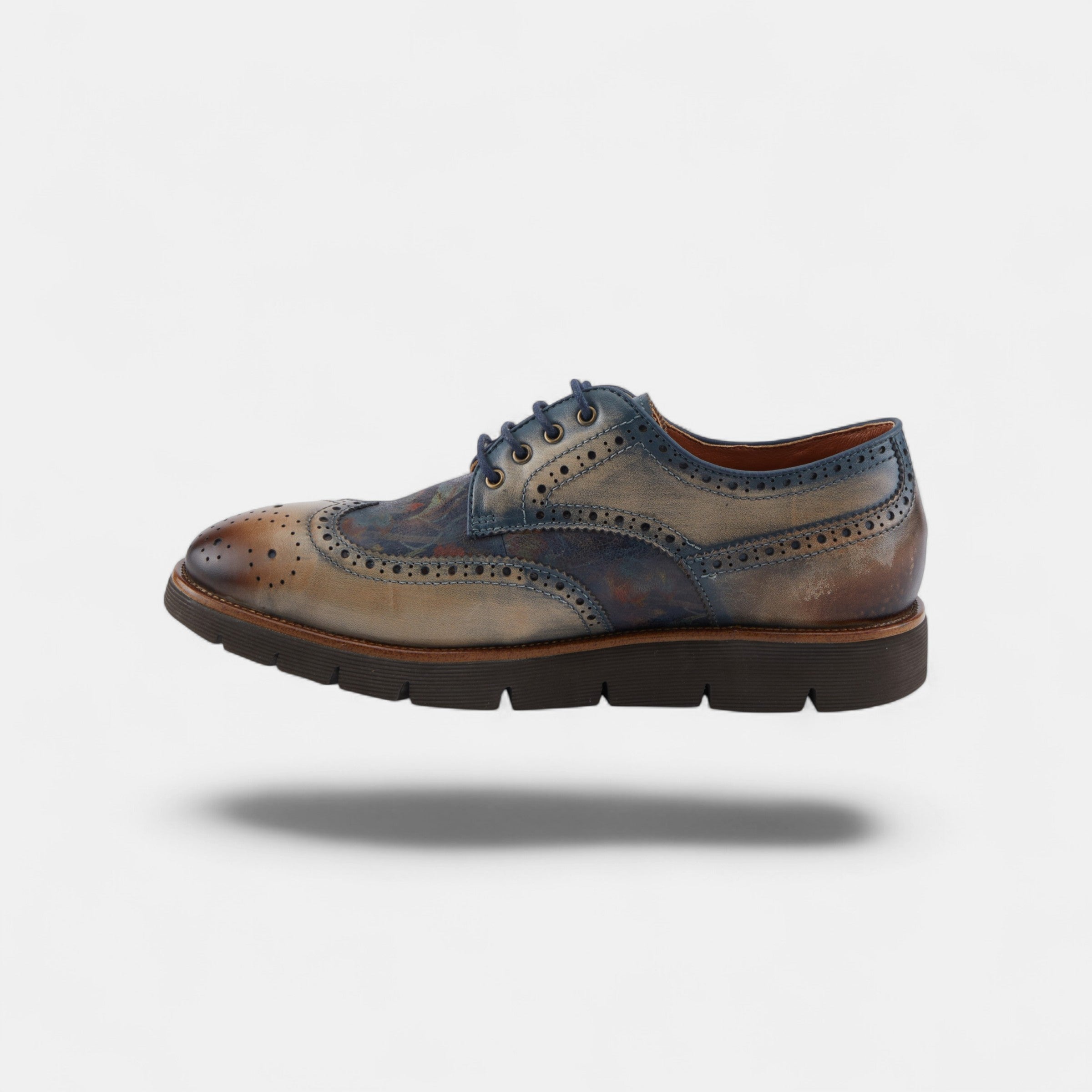 L'ARTISTE MEN BEAUFORT TAUPE-MULTI OXFORD SHOE