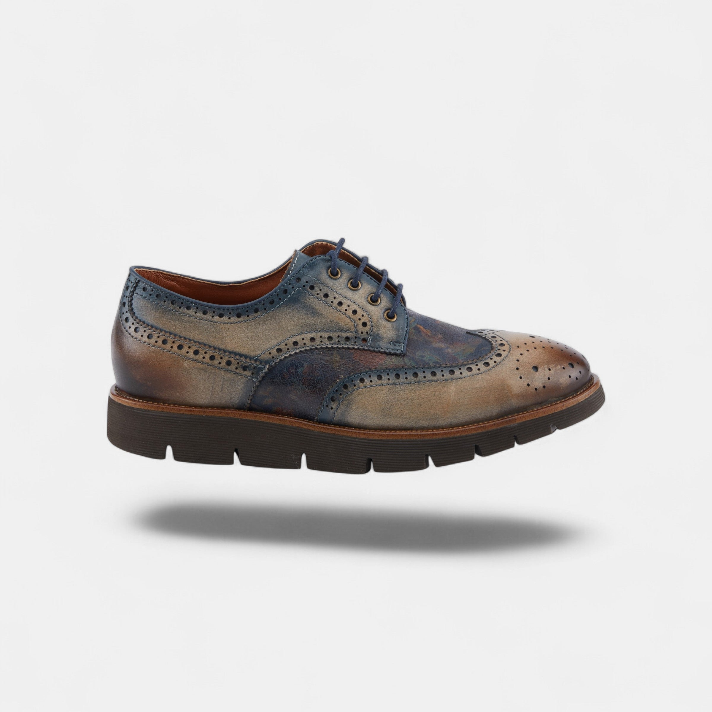 L'ARTISTE MEN BEAUFORT TAUPE-MULTI OXFORD SHOE
