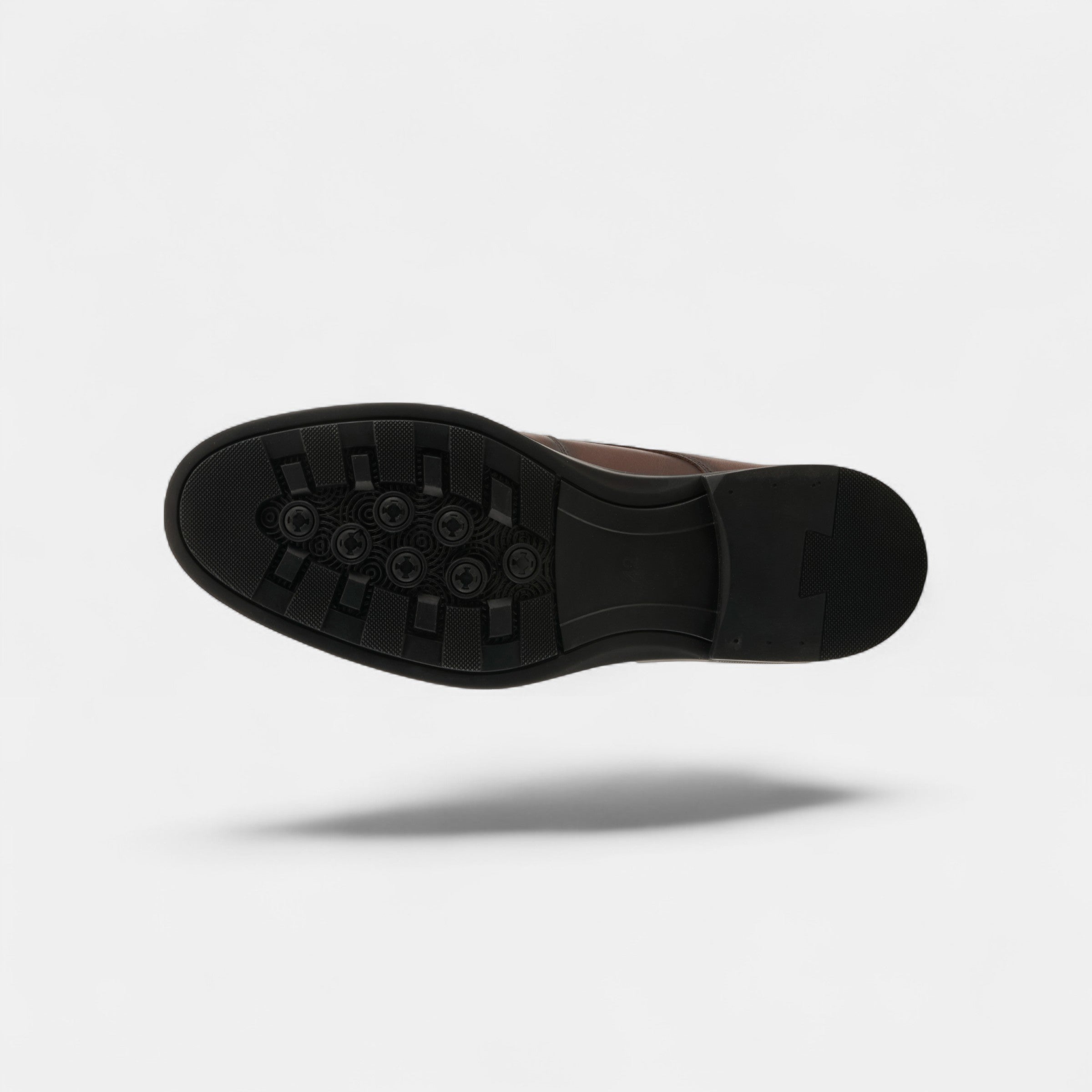 SPRING STEP MEN BENEL BROWN LEATHER CAP-TOE OXFORD