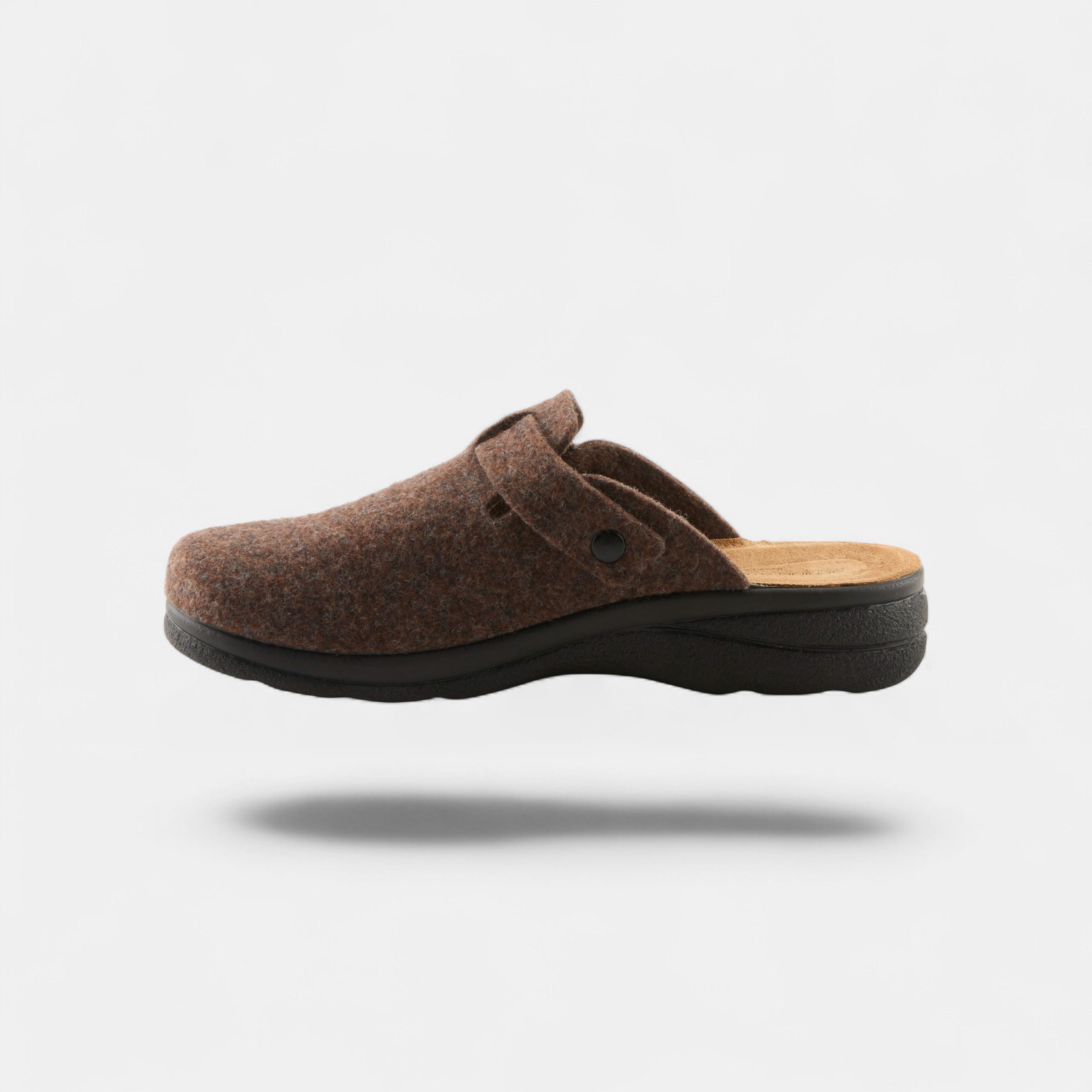 SPRING STEP MEN BENTON BROWN SLIPPERS