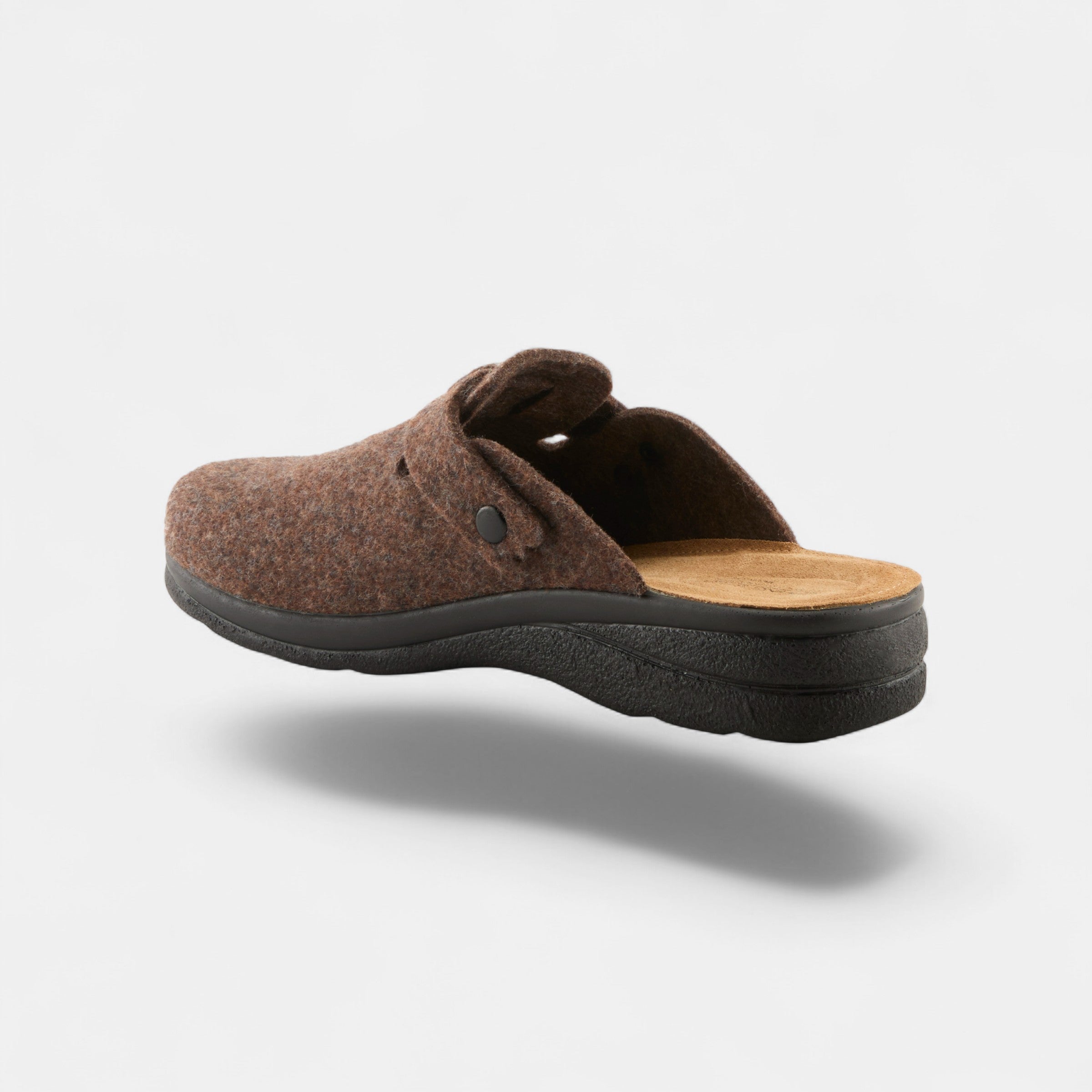SPRING STEP MEN BENTON BROWN SLIPPERS