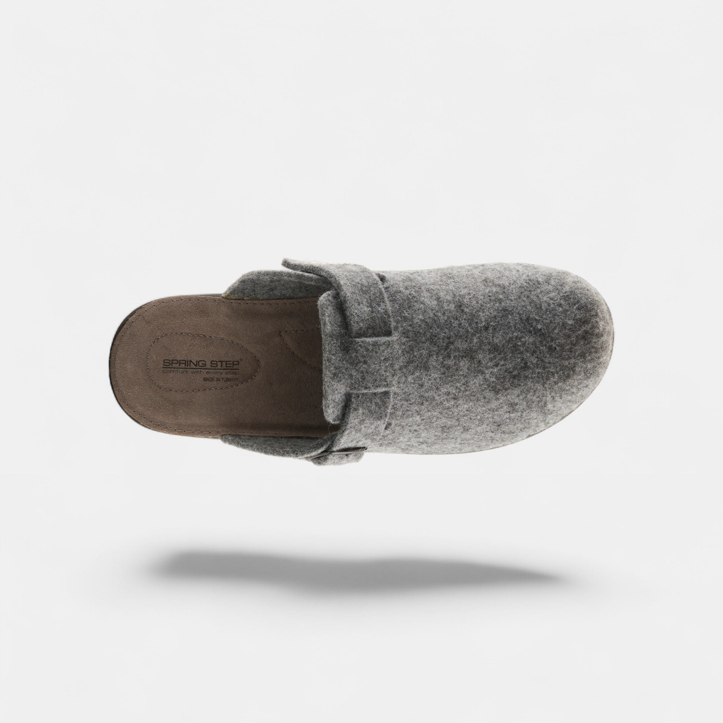 SPRING STEP MEN BENTON GREY SLIPPERS