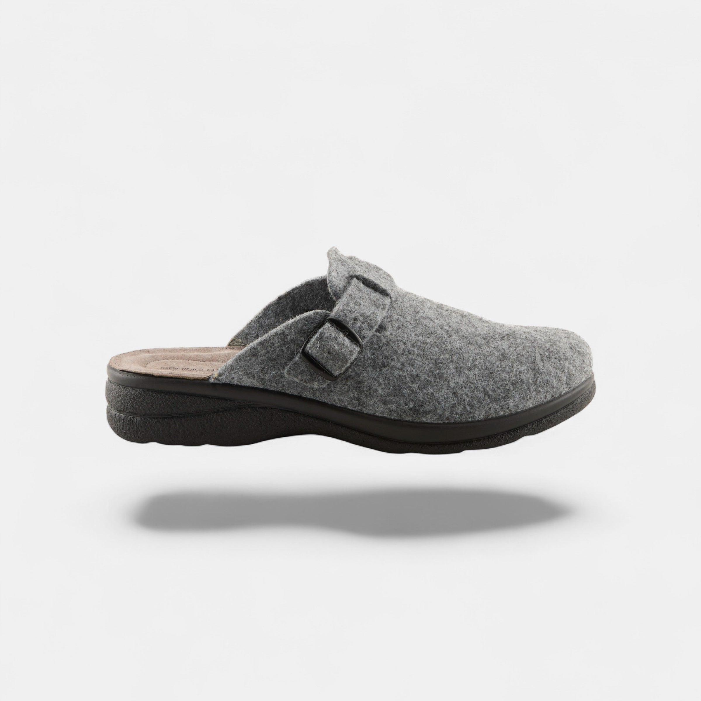 SPRING STEP MEN BENTON GREY SLIPPERS