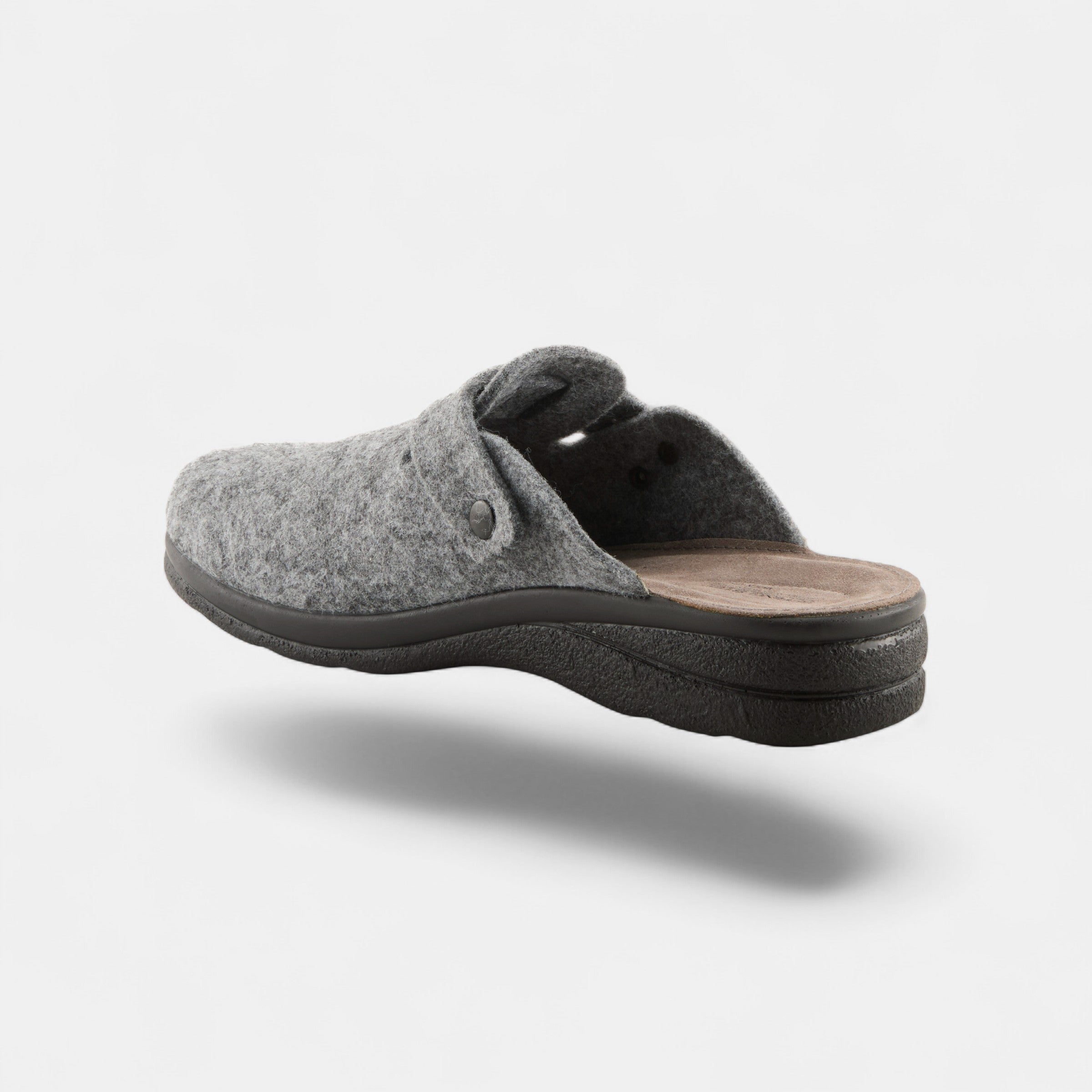 SPRING STEP MEN BENTON GREY SLIPPERS
