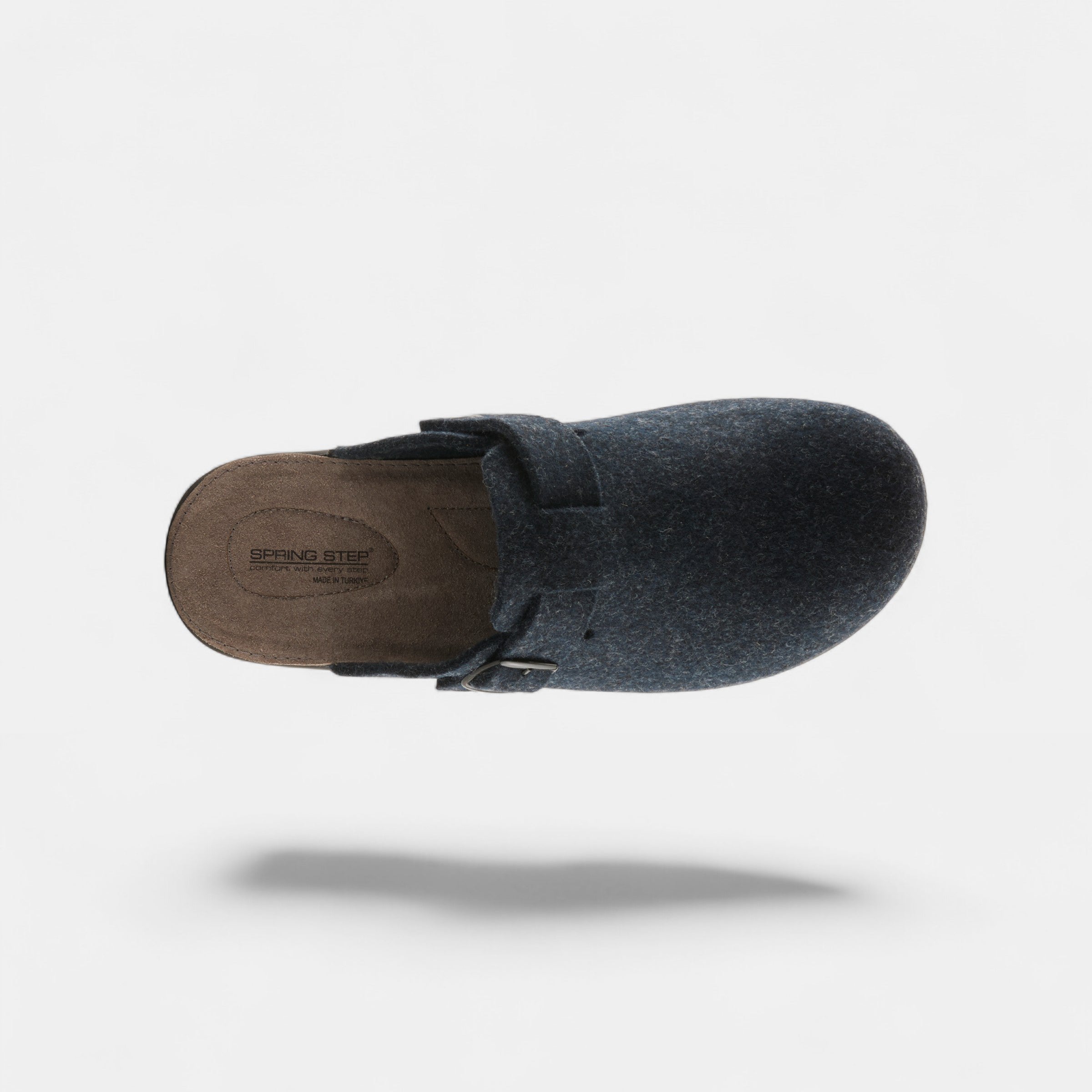 SPRING STEP MEN BENTON NAVY SLIPPERS