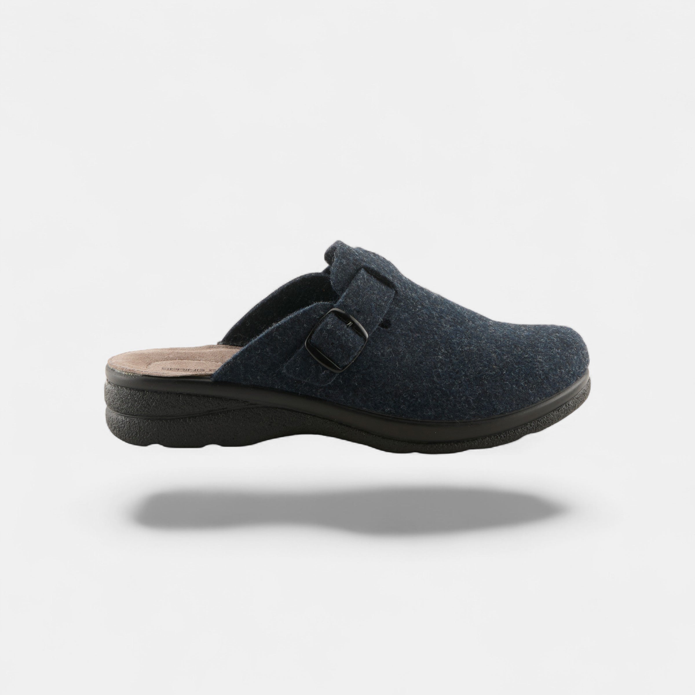 SPRING STEP MEN BENTON NAVY SLIPPERS