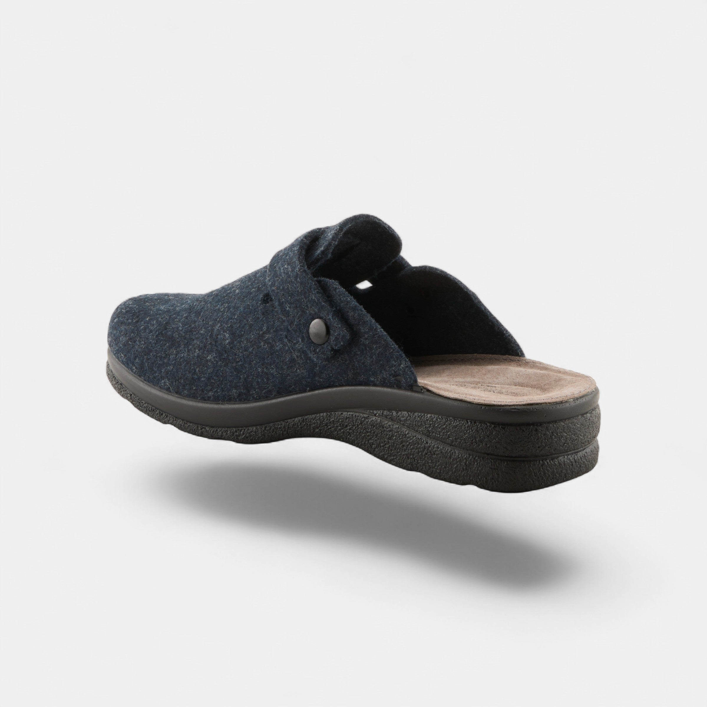 SPRING STEP MEN BENTON NAVY SLIPPERS