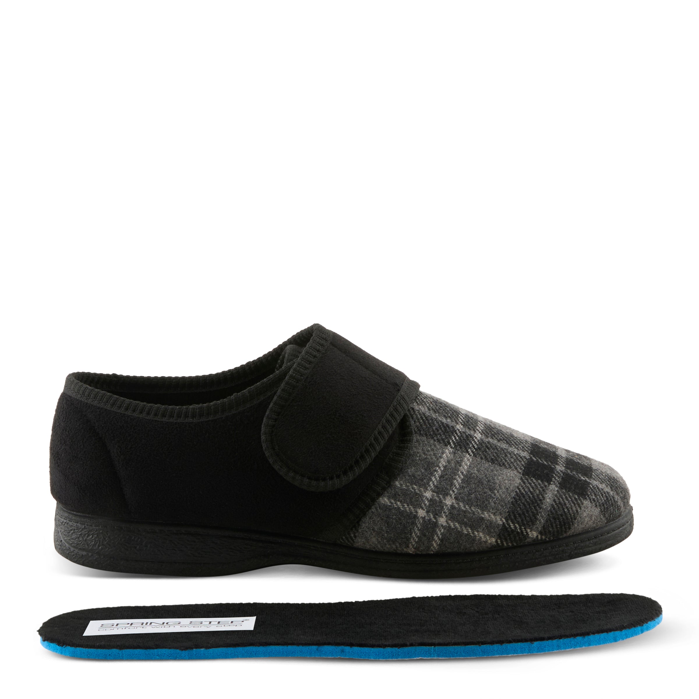 Boris men's men's slipper in Black Multi