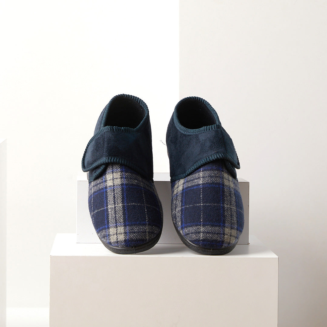 Boris men's men's slipper in Navy Multi