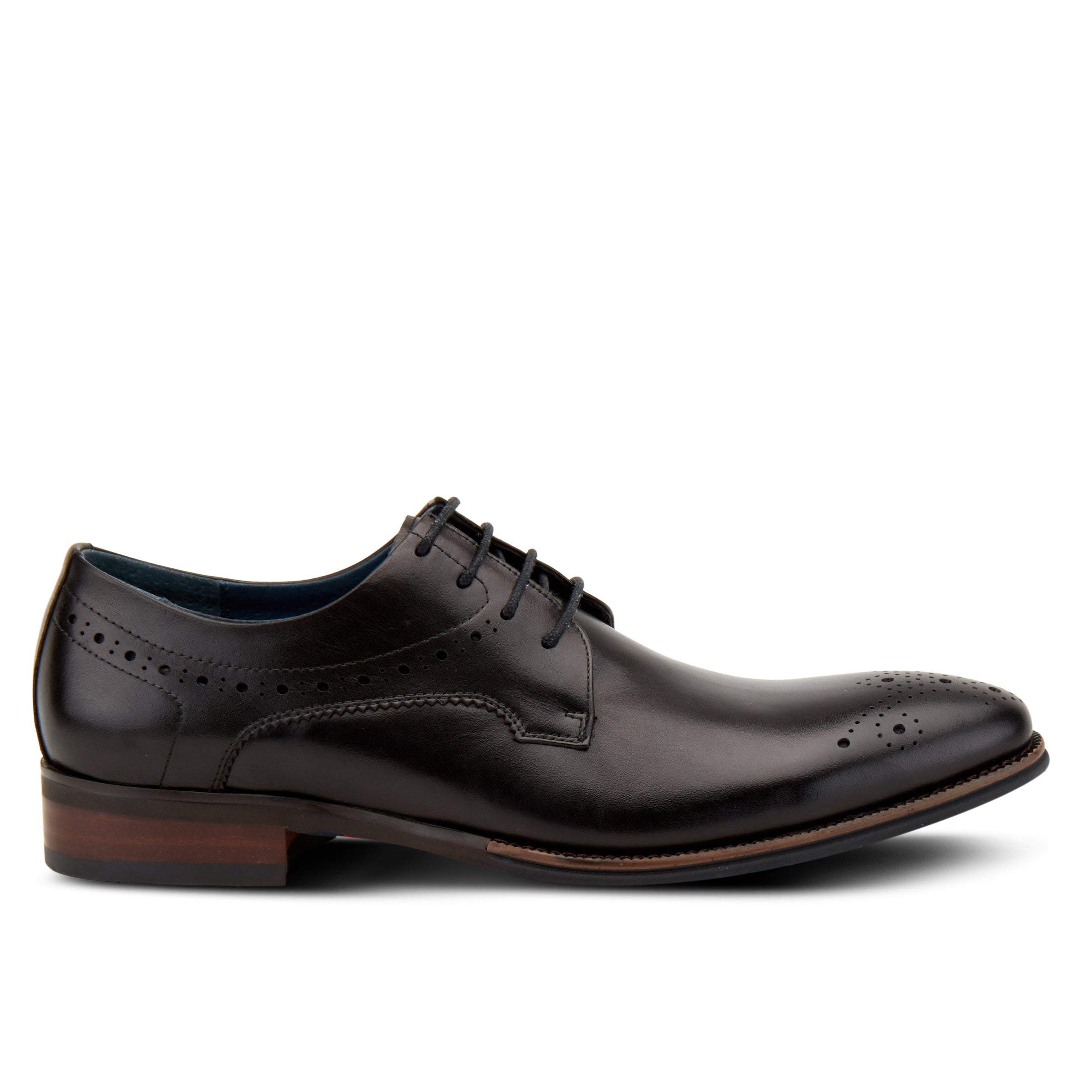 Charlie men's lace-up casual sneakers in Black