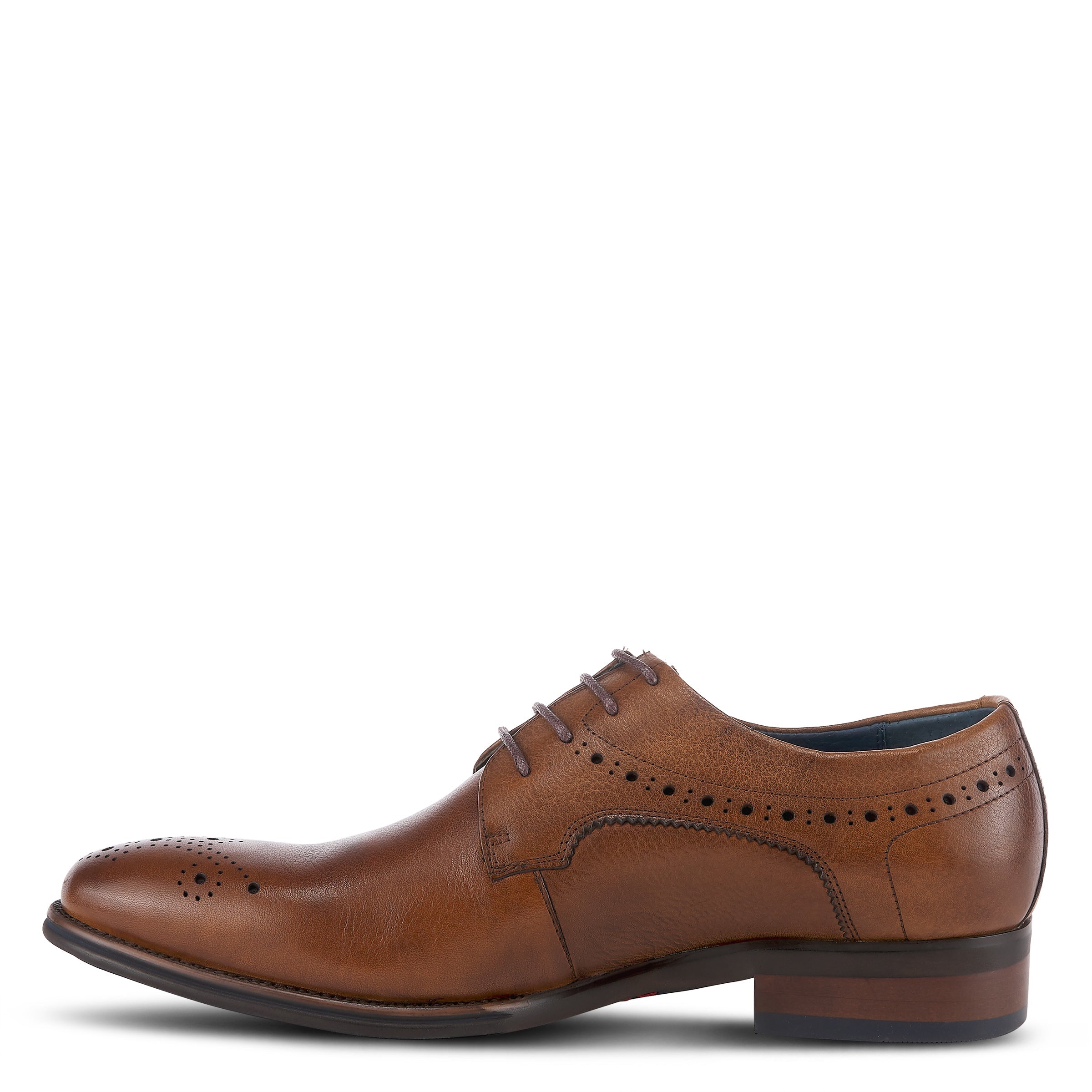 Charlie men's lace-up casual sneakers in Brown