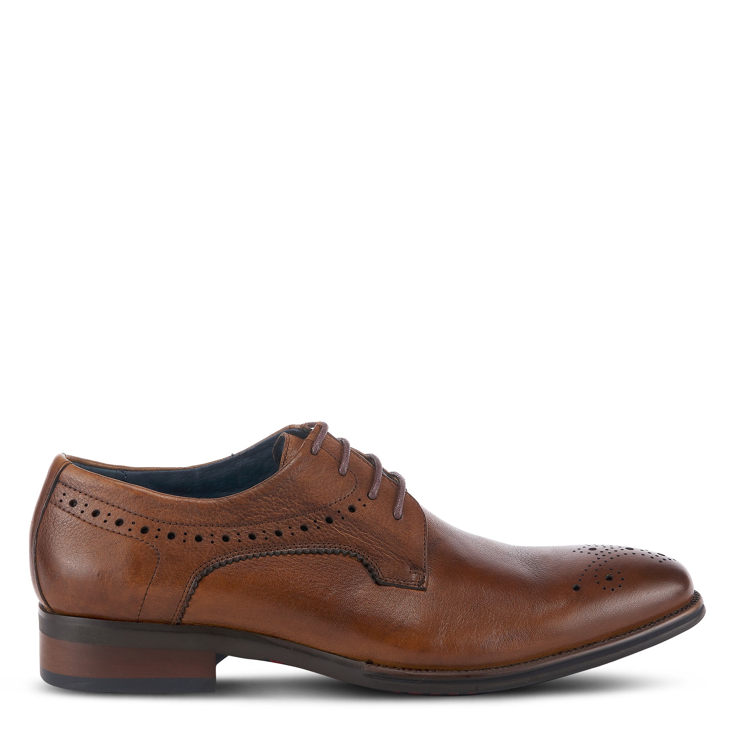 Charlie men's lace-up casual sneakers in Brown