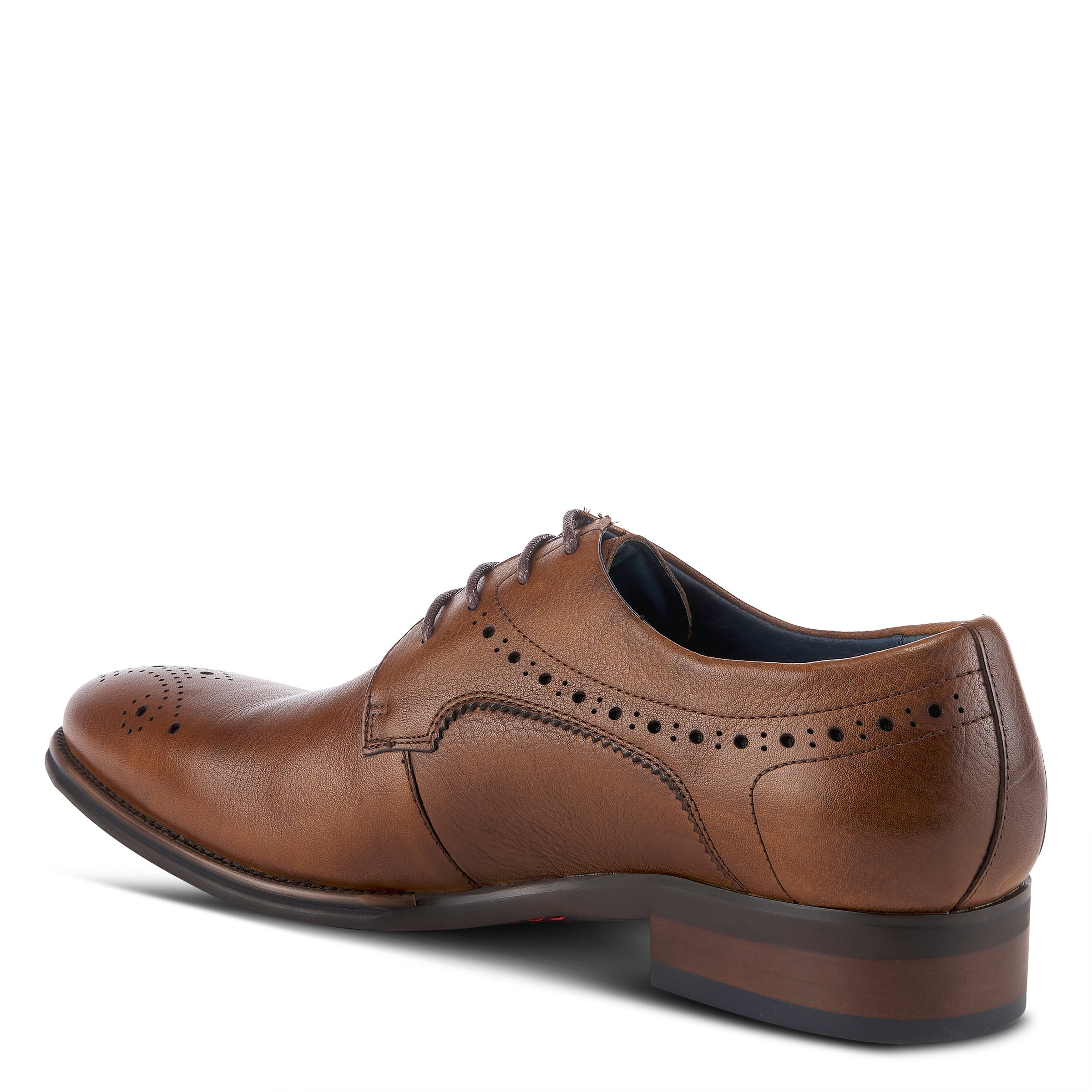 Charlie men's lace-up casual sneakers in Brown