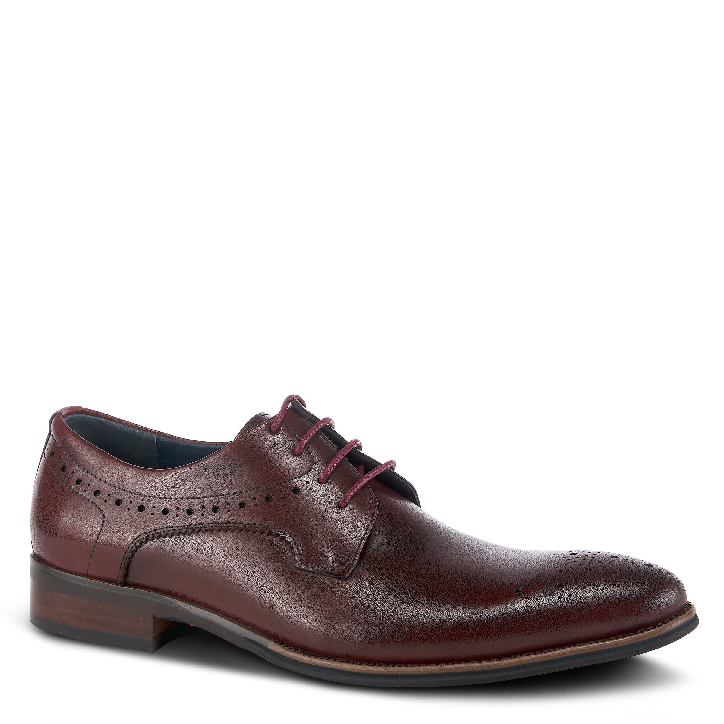 Charlie Cabernet men's lace-up casual sneakers in Default