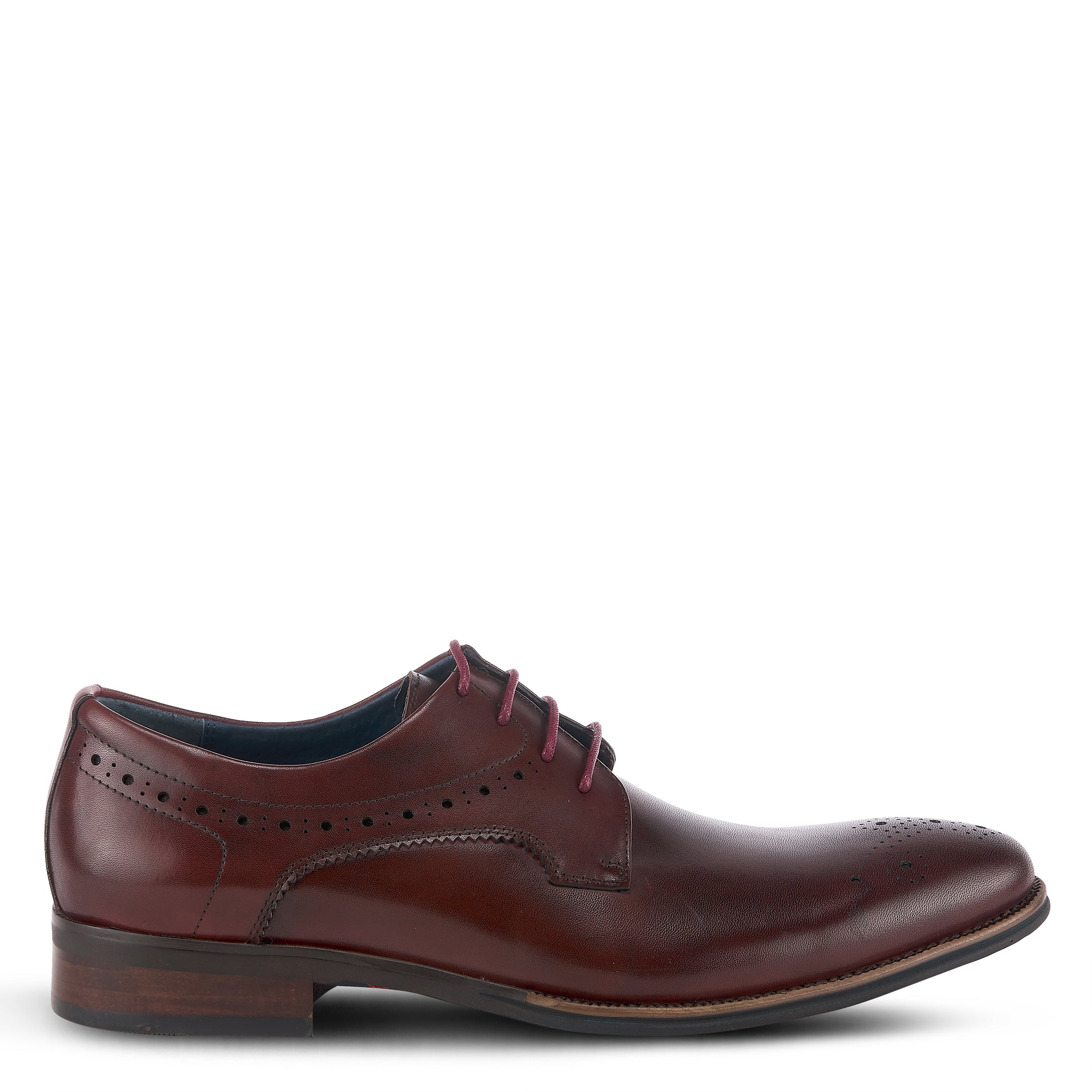 Charlie Cabernet men's lace-up casual sneakers in Default